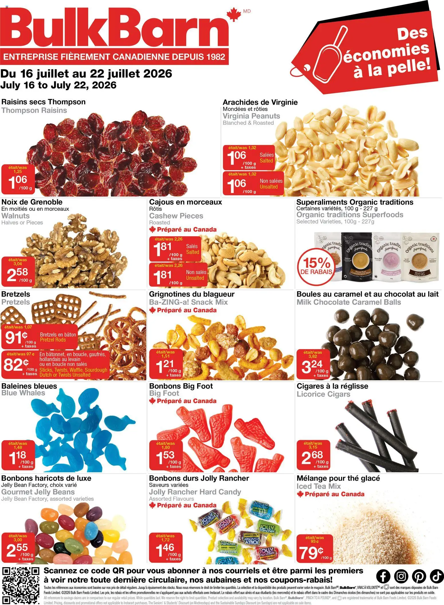 Bulk Barn flyer valid from Jul 16, 2026 | Page: 1