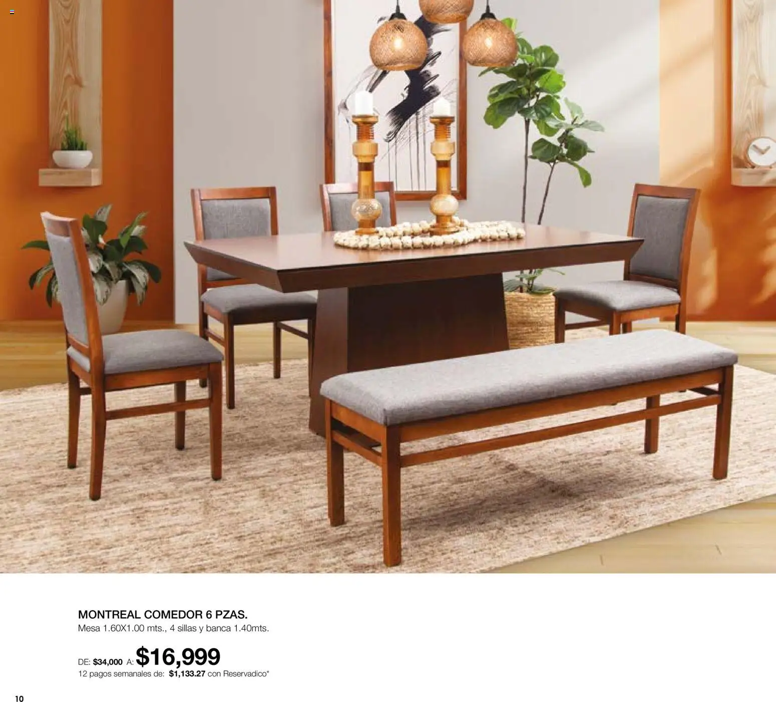 Nuevas ofertas de Muebles Dico válidas en toda la República Mexicana desde el 01/08/2026. ¡Encuentra las mejores ofertas en Muebles Dico catálogo! | Página: 10 | Productos: Mesa