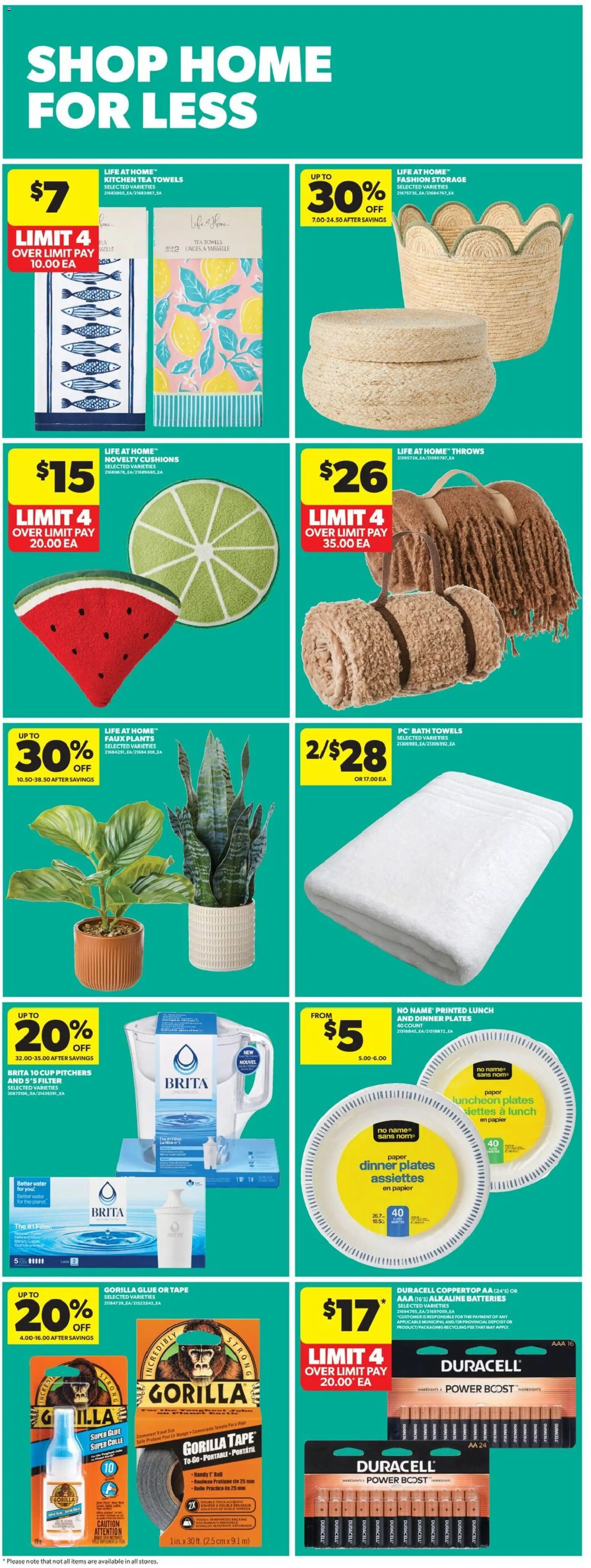 Real Canadian Superstore flyer valid from 07.05.2026 | Page: 41 | Products: Tea, Bath