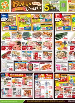 2026/10/10から有効なオファーを含む ライフ - チラシ