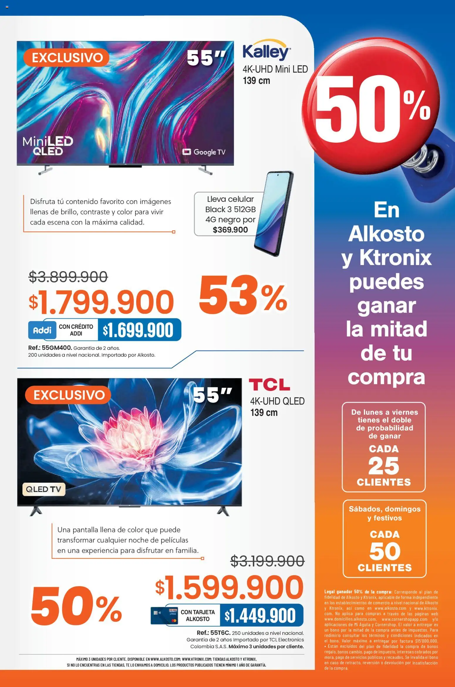 Alkosto revista - valida desde el 12/09/2026 | Página: 5 | Productos: Té, Caso