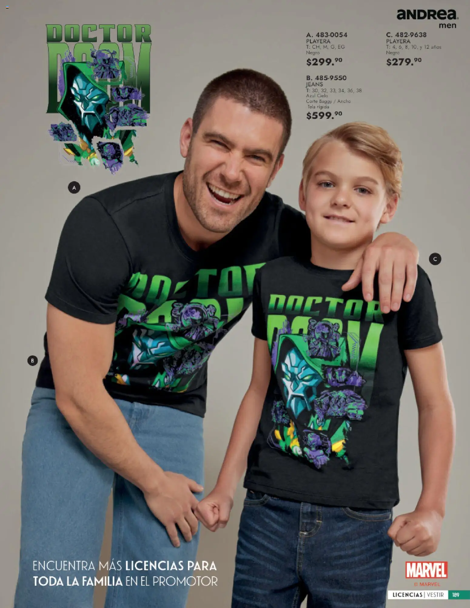 Nuevas ofertas de Andrea válidas en toda la República Mexicana desde el 23/08/2026. ¡Encuentra las mejores ofertas en Andrea catálogo Vestir Caballero! | Página: 31 | Productos: Playera