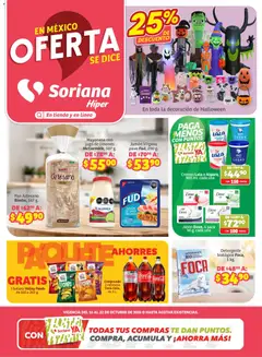 Vista previa de Soriana folleto, nuevo folleto de la tienda, válido en México a partir del 16/10/2026
