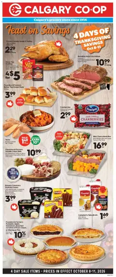 Preview of Calgary Co-op weekly flyer / circulaire from shop Calgary Co-op valid from Oct 8, 2026