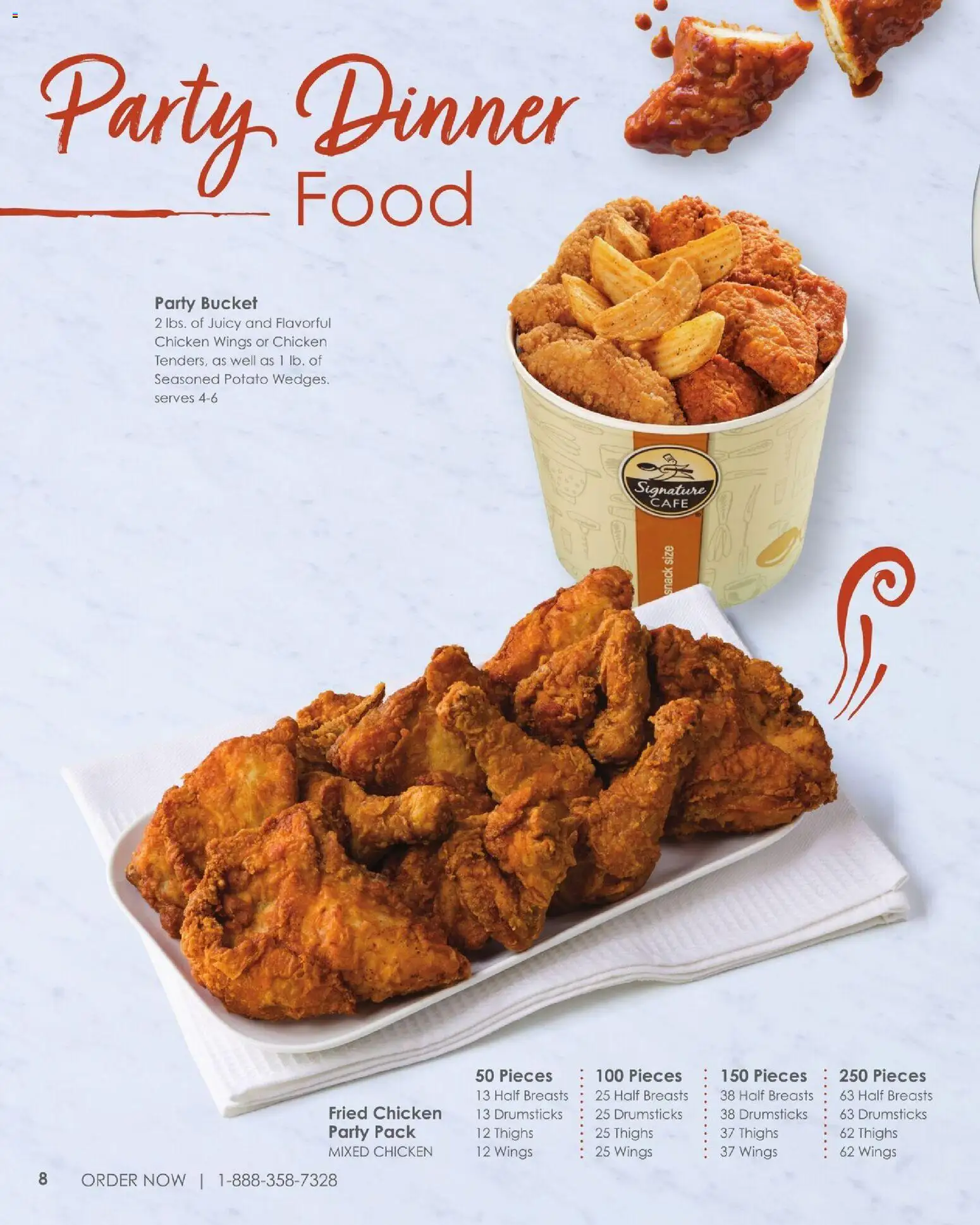 Albertsons Entertaining Guide - valid from 11/19/2025 | Page: 10 | Products: Chicken, Chicken wings, Drumsticks