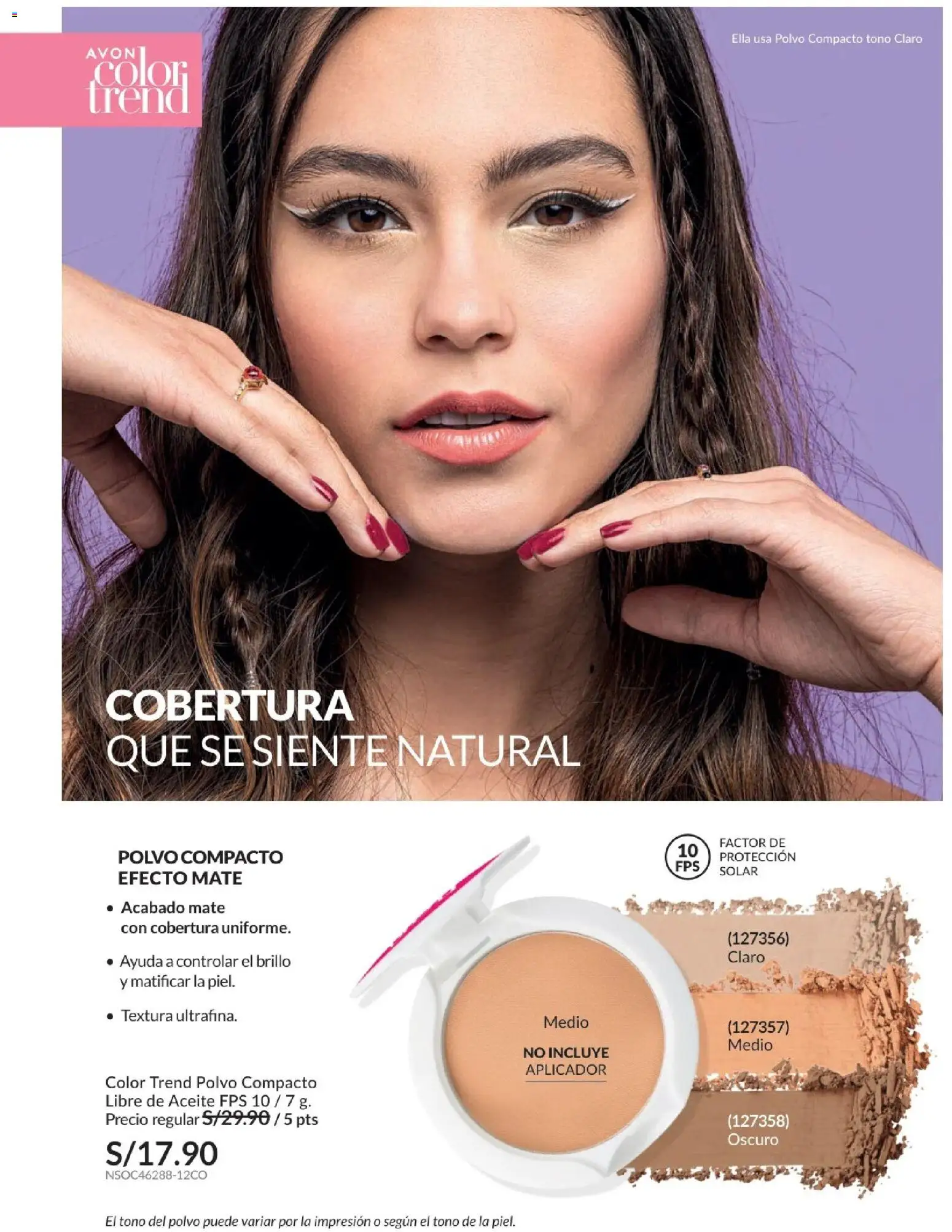 Catálogo Avon válido desde 06.05.2026 | Página: 65 | Productos: Aceite, Polvo