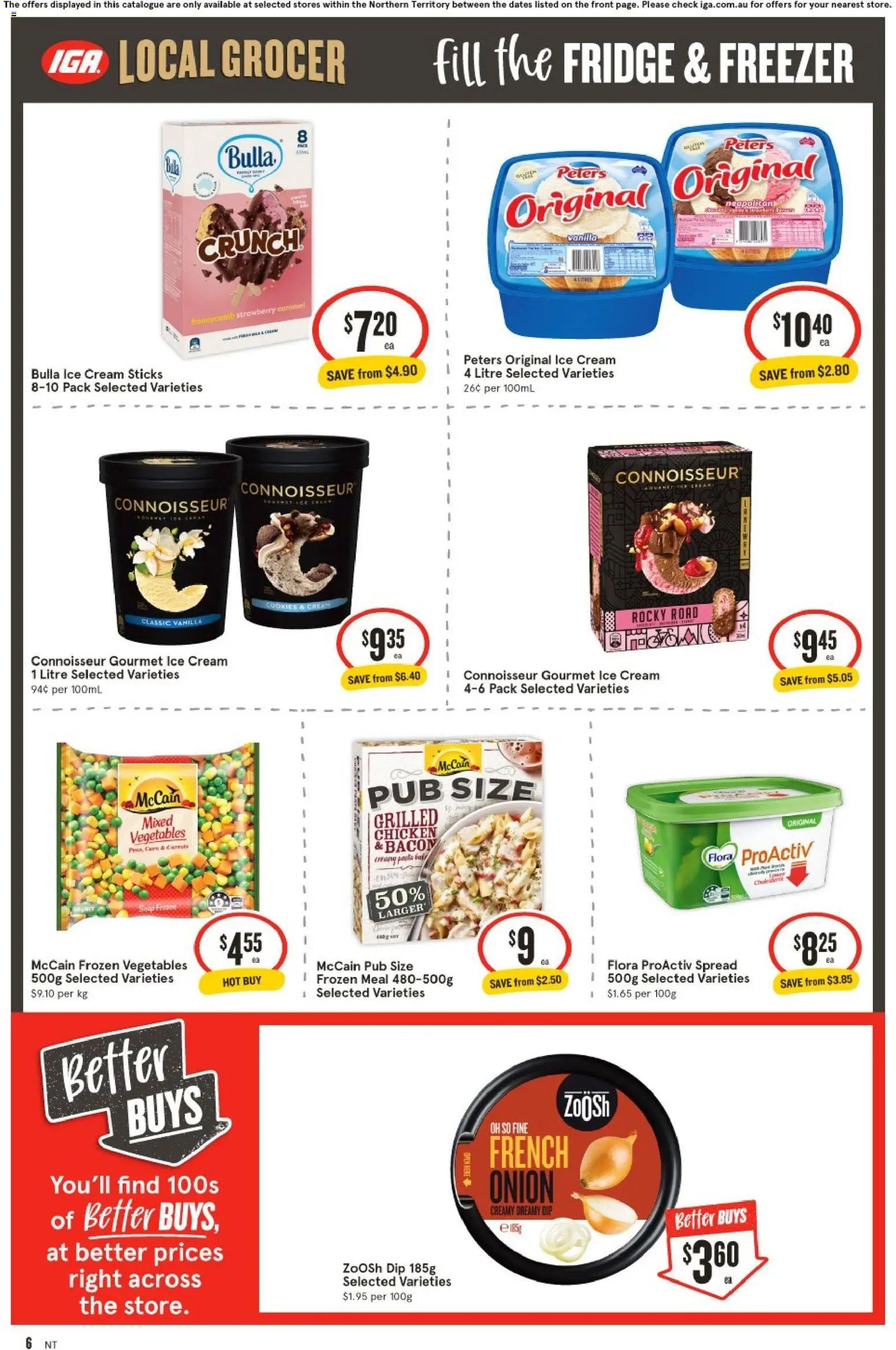 IGA catalogue - valid from 20.05.2026 | Page: 7 | Products: Chicken, Cream, Vegetables, Fridge