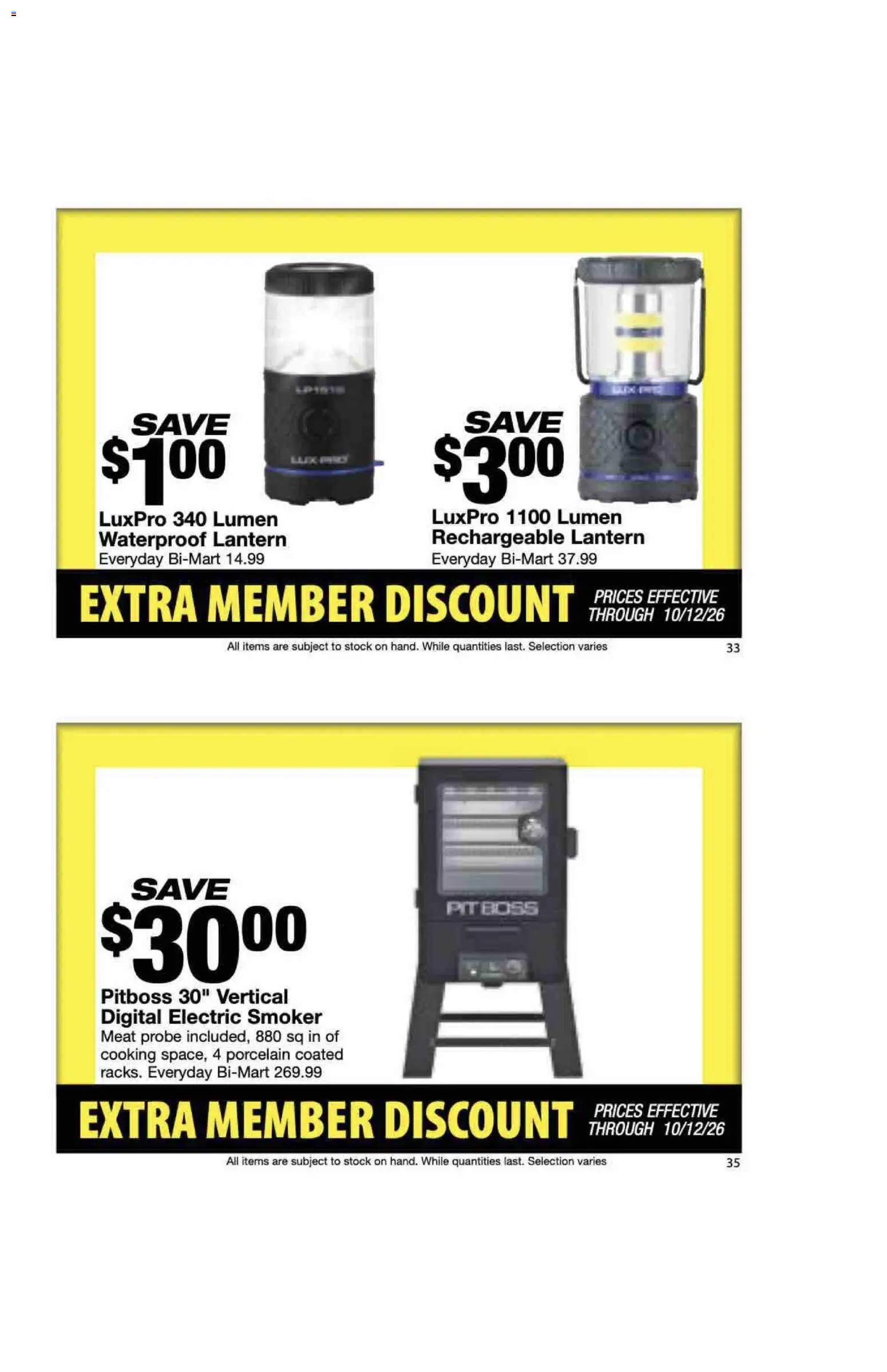 Bi-Mart Extra Member Discount Book - valid from 09/28/2026 | Page: 19 | Products: Meat