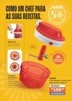 Tupperware catálogo Vitrine 07 - Pré-Visualização do folheto da loja Tupperware, válido de 01/07/2026 | Página: 9 | Produtos: Processador
