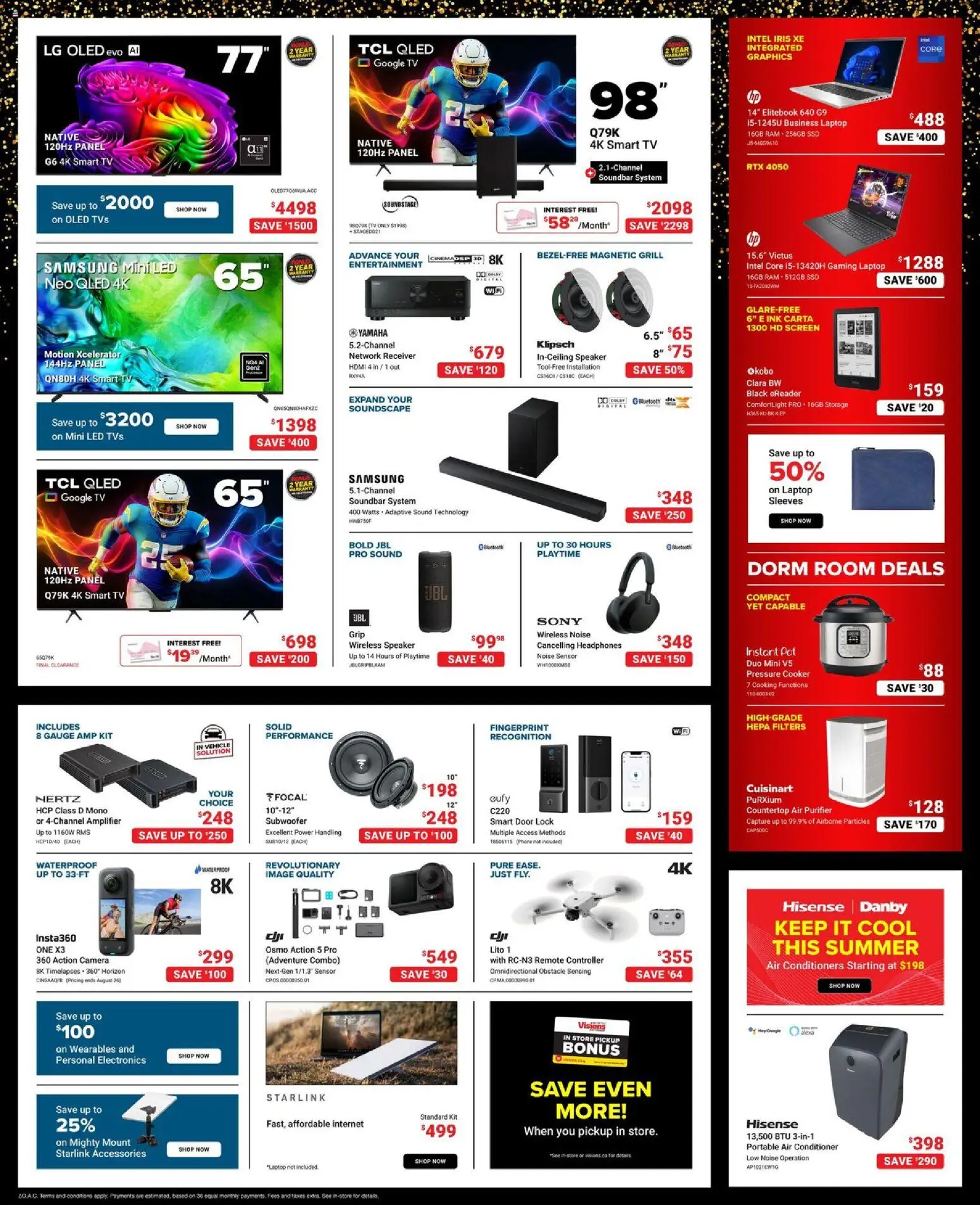 Visions flyer valid from Aug 21, 2026 | Page: 3 | Products: Headphones, Grill, Cooker, Door