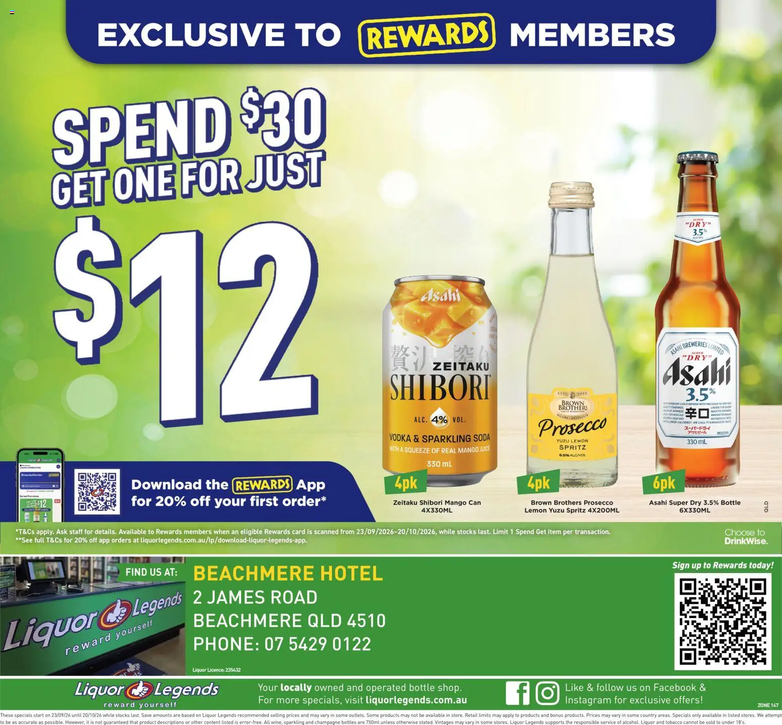 Liquor Legends catalogue - valid from 23/09/2026 | Page: 8 | Products: Juice, Prosecco, Lemon, Mango