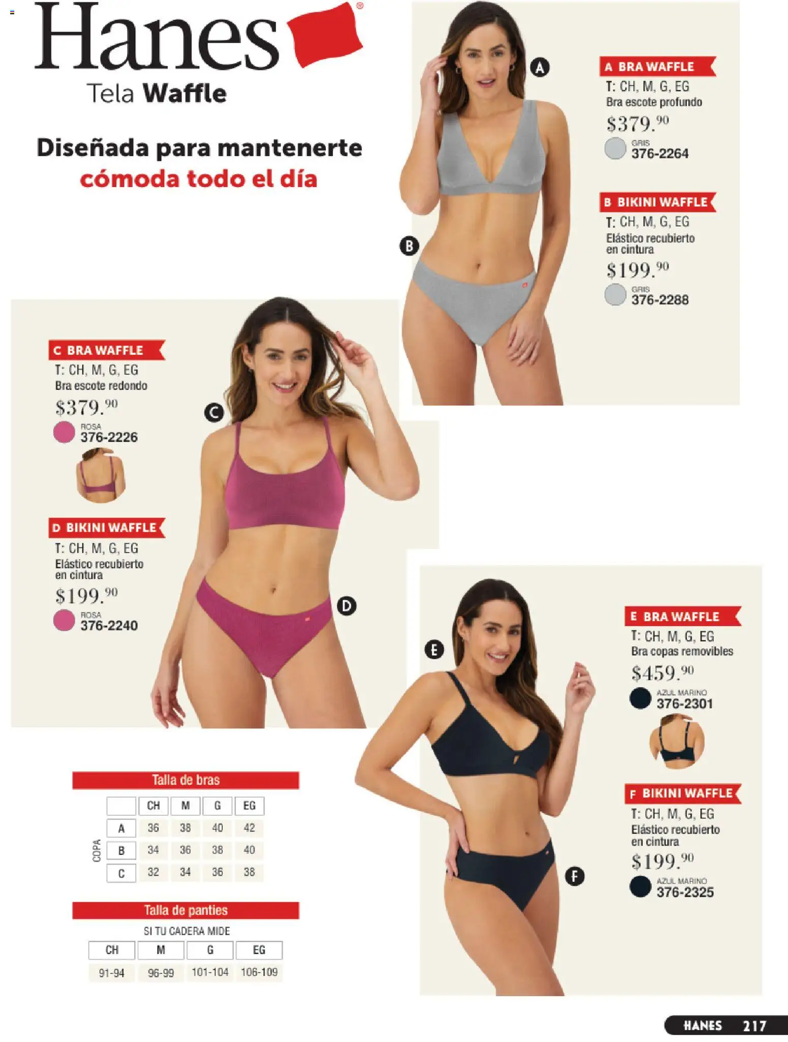 Nuevas ofertas de Andrea válidas en toda la República Mexicana desde el 23/08/2026. ¡Encuentra las mejores ofertas en Andrea catálogo Lencería & vestir interior! | Página: 77 | Productos: Cómoda, Bikini