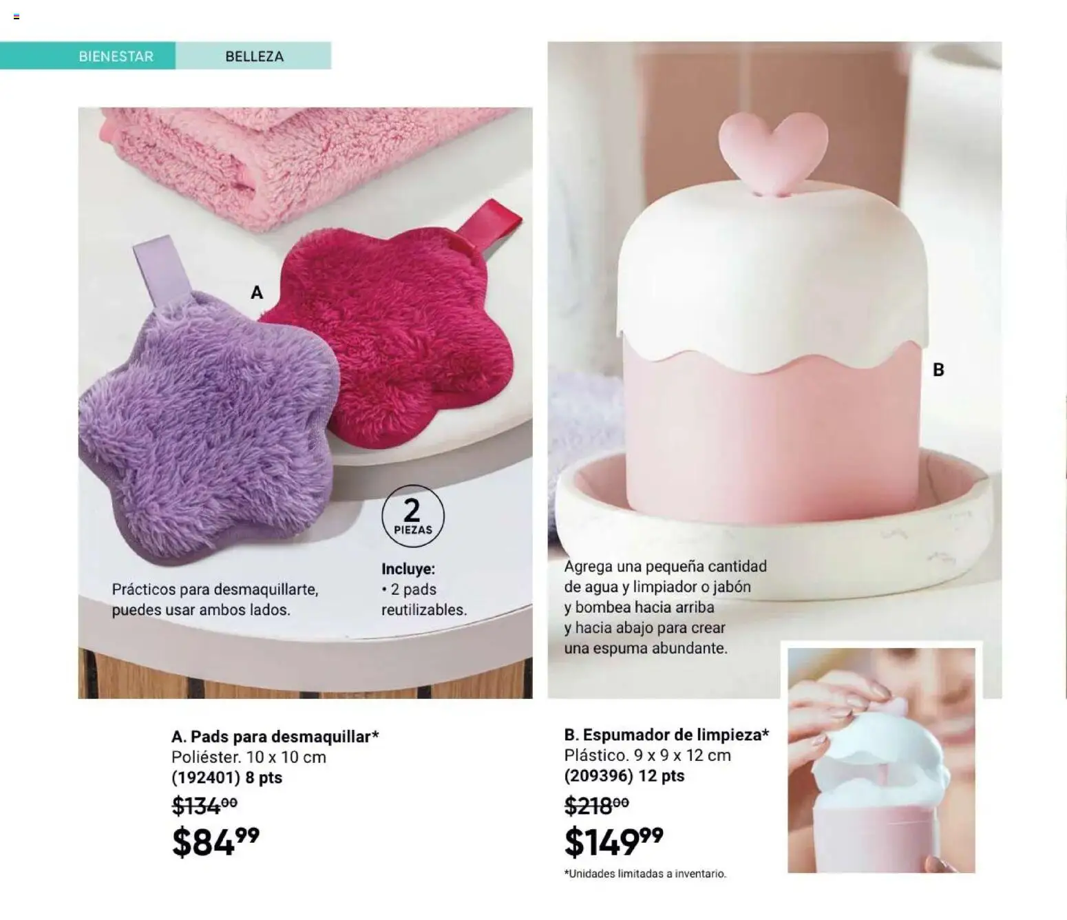Nuevas ofertas de AVON válidas en toda la República Mexicana desde el 21/08/2026. ¡Encuentra las mejores ofertas en AVON Casa & Estilo 13 2026! | Página: 122 | Productos: Agua, Espuma, Limpiador, Jabón