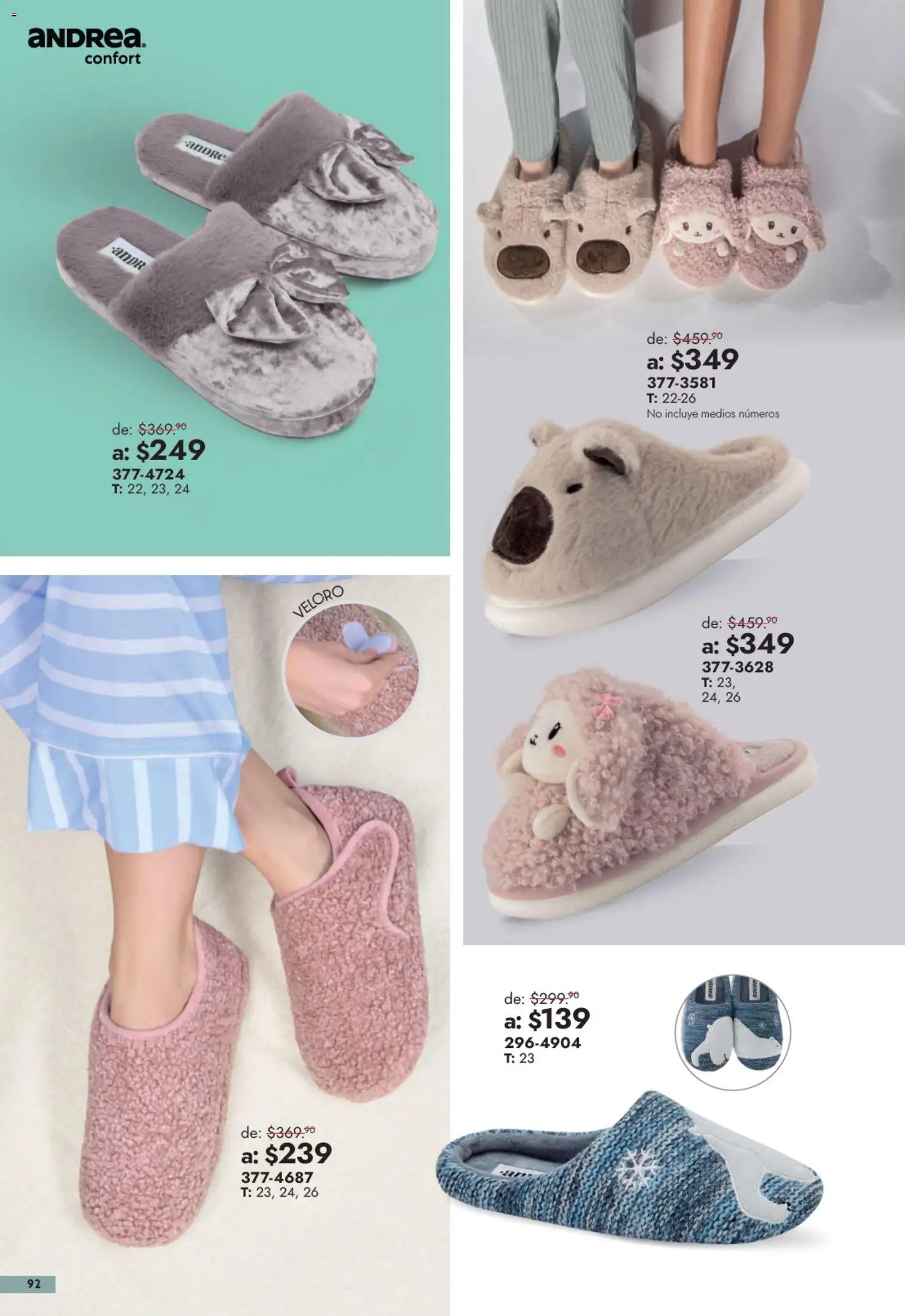Nuevas ofertas de Andrea válidas en toda la República Mexicana desde el 13/09/2026. ¡Encuentra las mejores ofertas en Andrea catálogo Outlet! | Página: 92