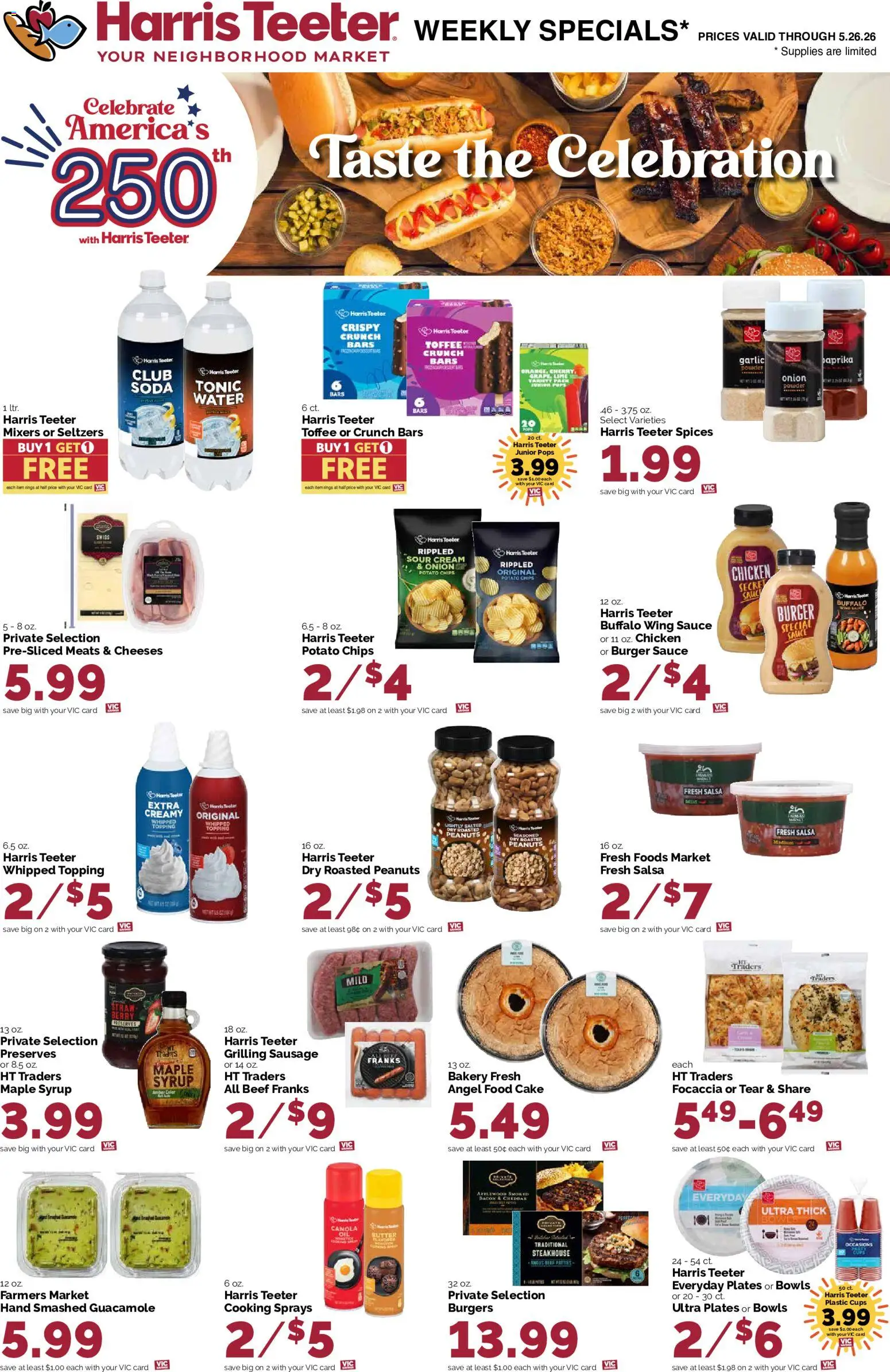 Harris Teeter Weekly Ad - SC - valid from 20.05.2026 | Page: 14 | Products: Bakery, Beef, Spices, Garlic