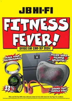 JB Hi-Fi - Fitness Fever preview  - valid from 17 Sept 2026