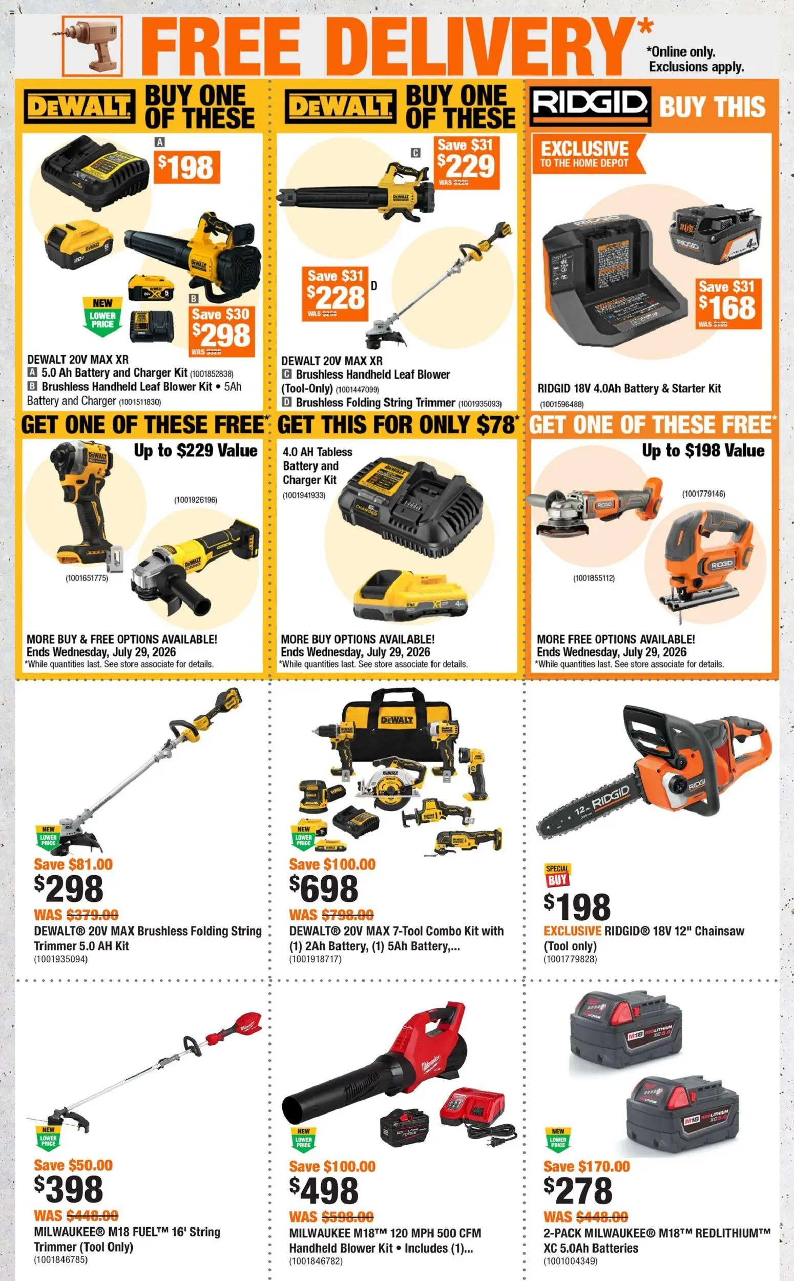 Home Depot flyer valid from 28.05.2026 | Page: 6 | Products: Battery