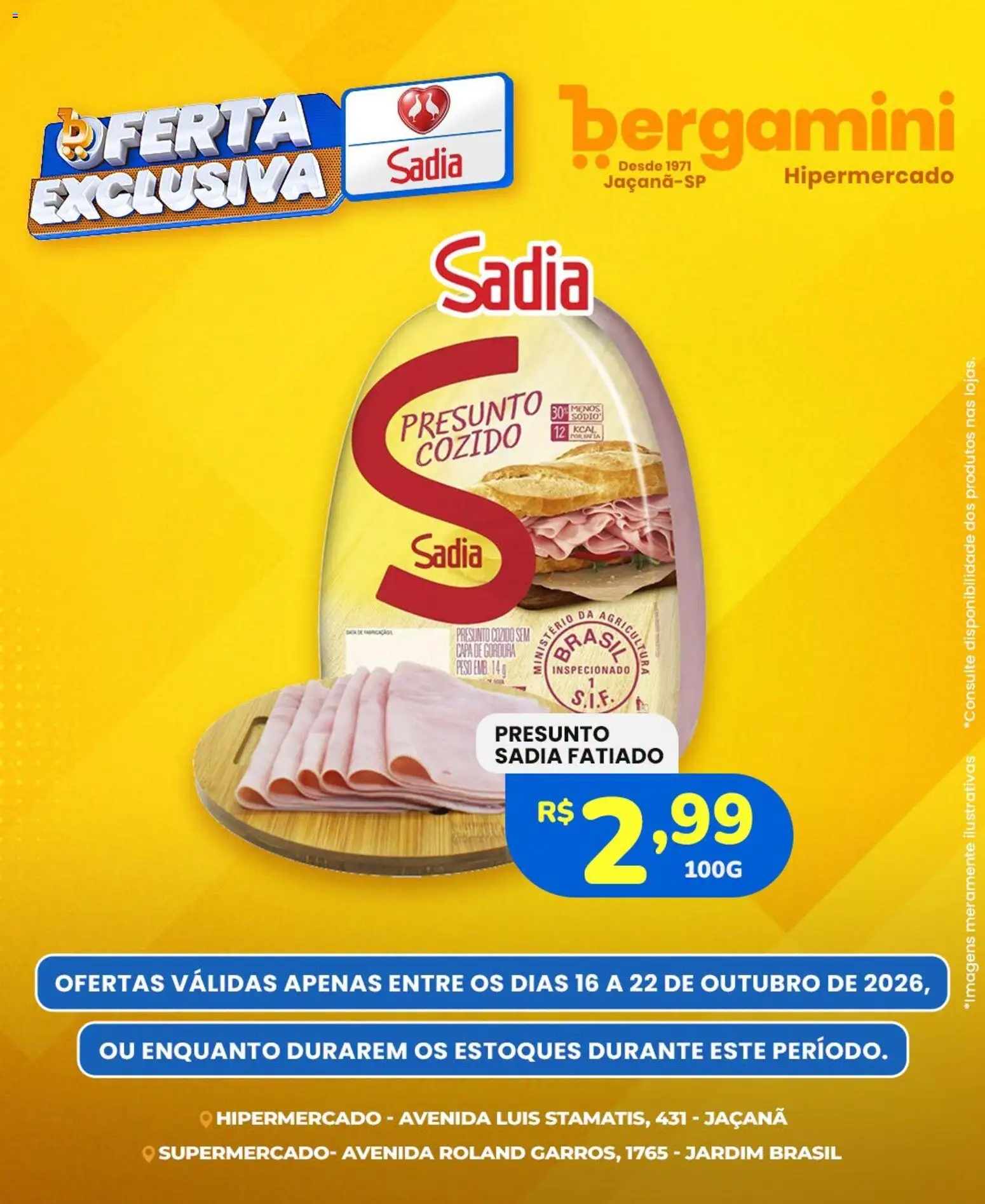 Supermercado Bergamini Folheto - válido de 16/10/2026 | Página: 3