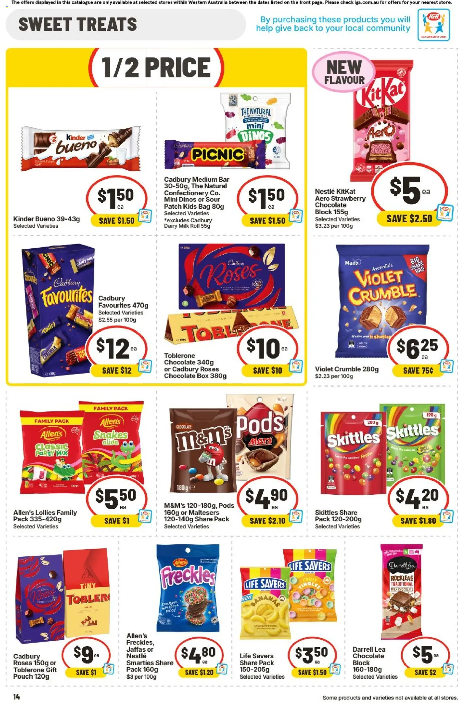 IGA catalogue - valid from 29/07/2026 | Page: 15 | Products: Box, Milk, Chocolate, Lollies