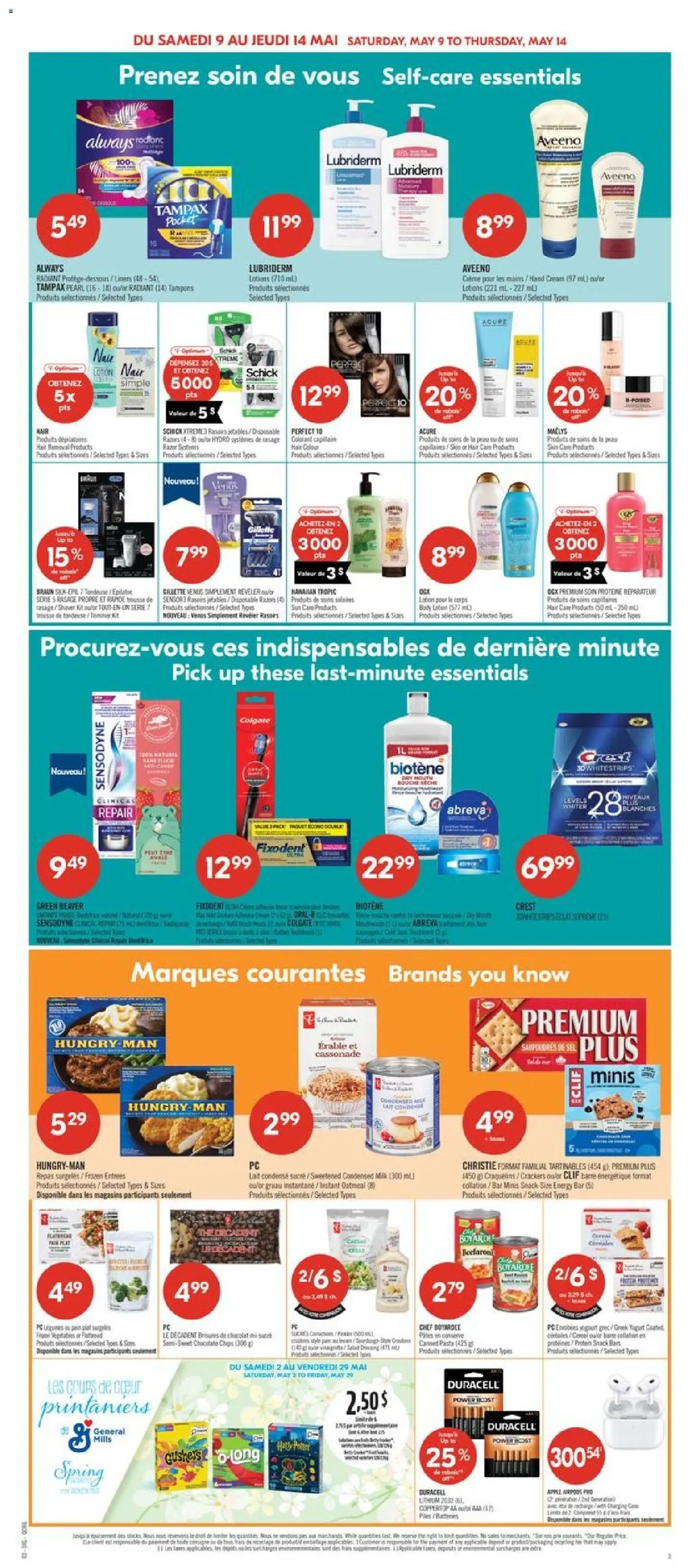 Pharmaprix flyer valid from 08.05.2026 | Page: 17 | Products: Case, Epilator, Mouthwash, Milk