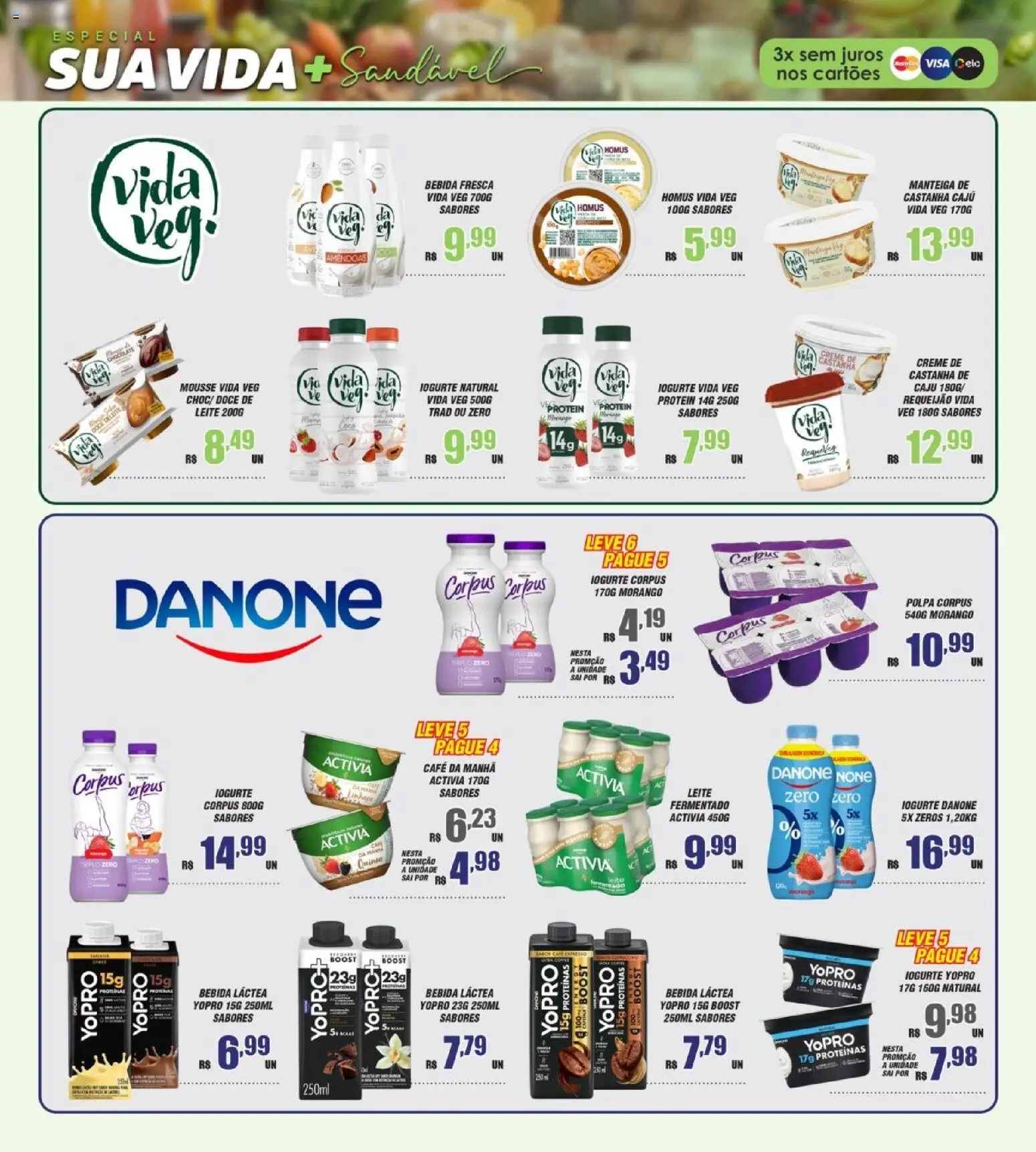 Violeta Supermercados Folheto - válido de 09.05.2026 | Página: 8 | Produtos: Mousse, Iogurte, Bebida, Requeijão