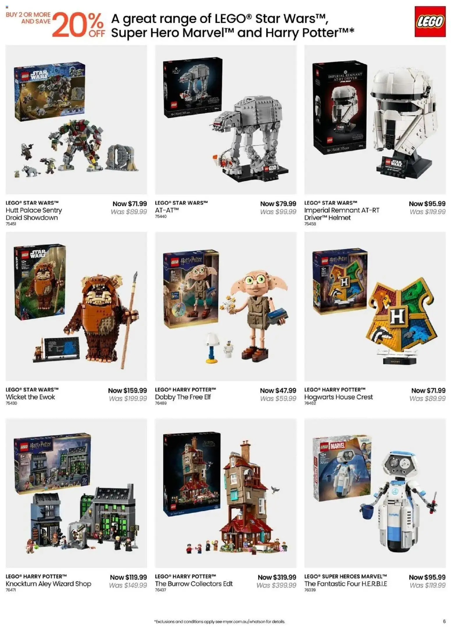 Myer - Toy Sale - 14/09/2026 > weekly / monthly specials | Page: 8 | Products: LEGO