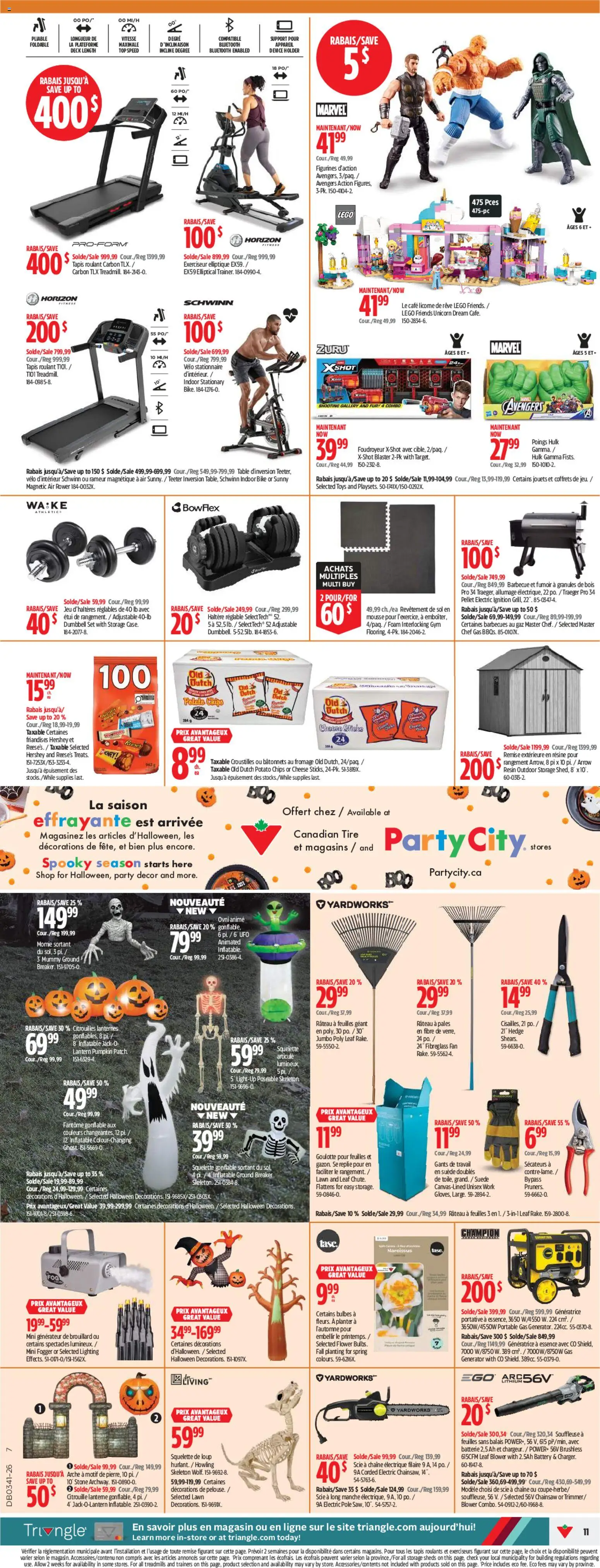 Canadian Tire flyer valid from Oct 8, 2026 | Page: 11