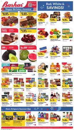 Preview of Basha's weekly ads valid from 07/01/2026 | Page: 2 | Products: Cheese, Cream, Ice cream, Bag
