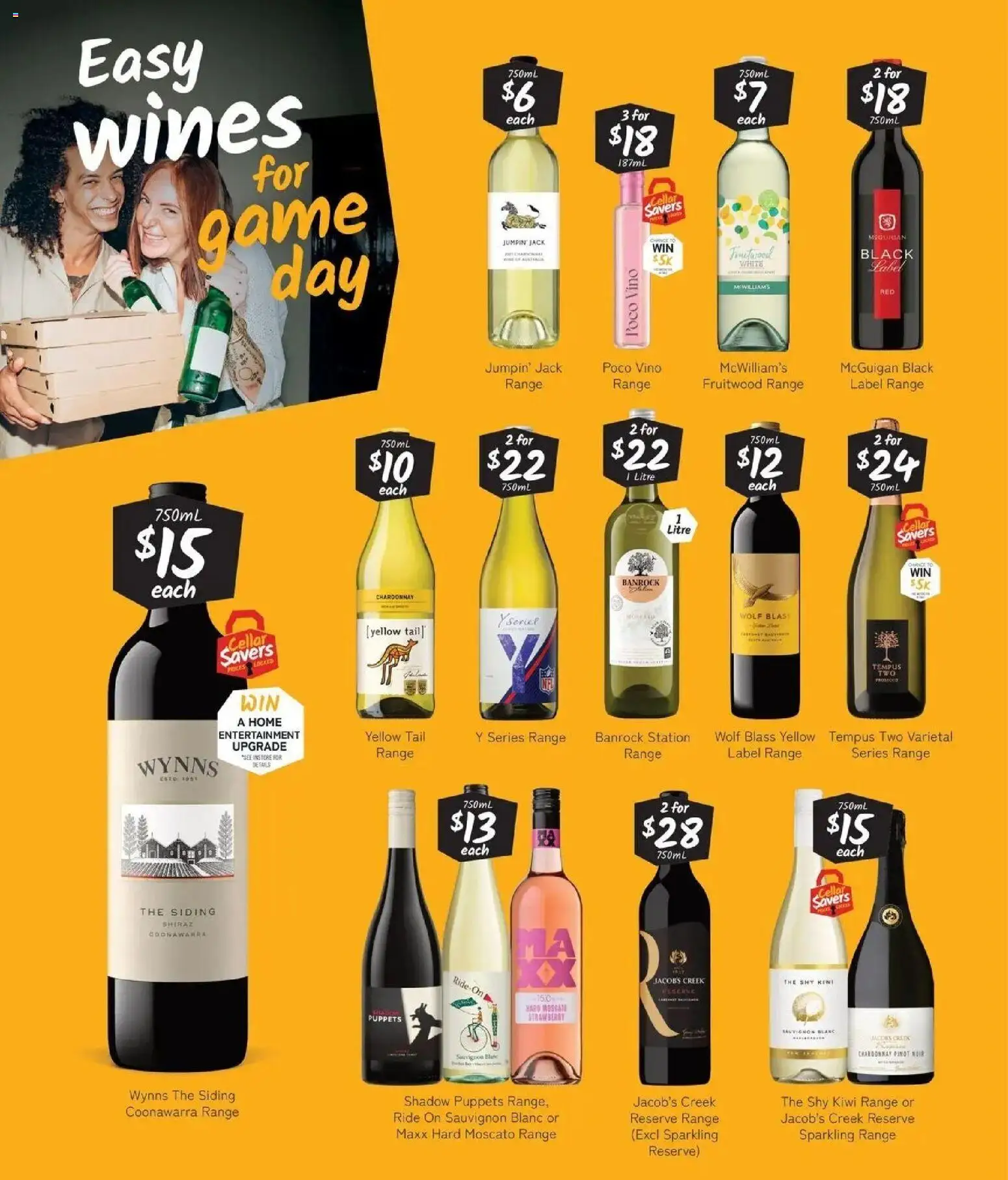 Cellarbrations catalogue Bohle - 21/09/2026 > weekly / monthly specials | Page: 6 | Products: Prosecco, Kiwi, Game