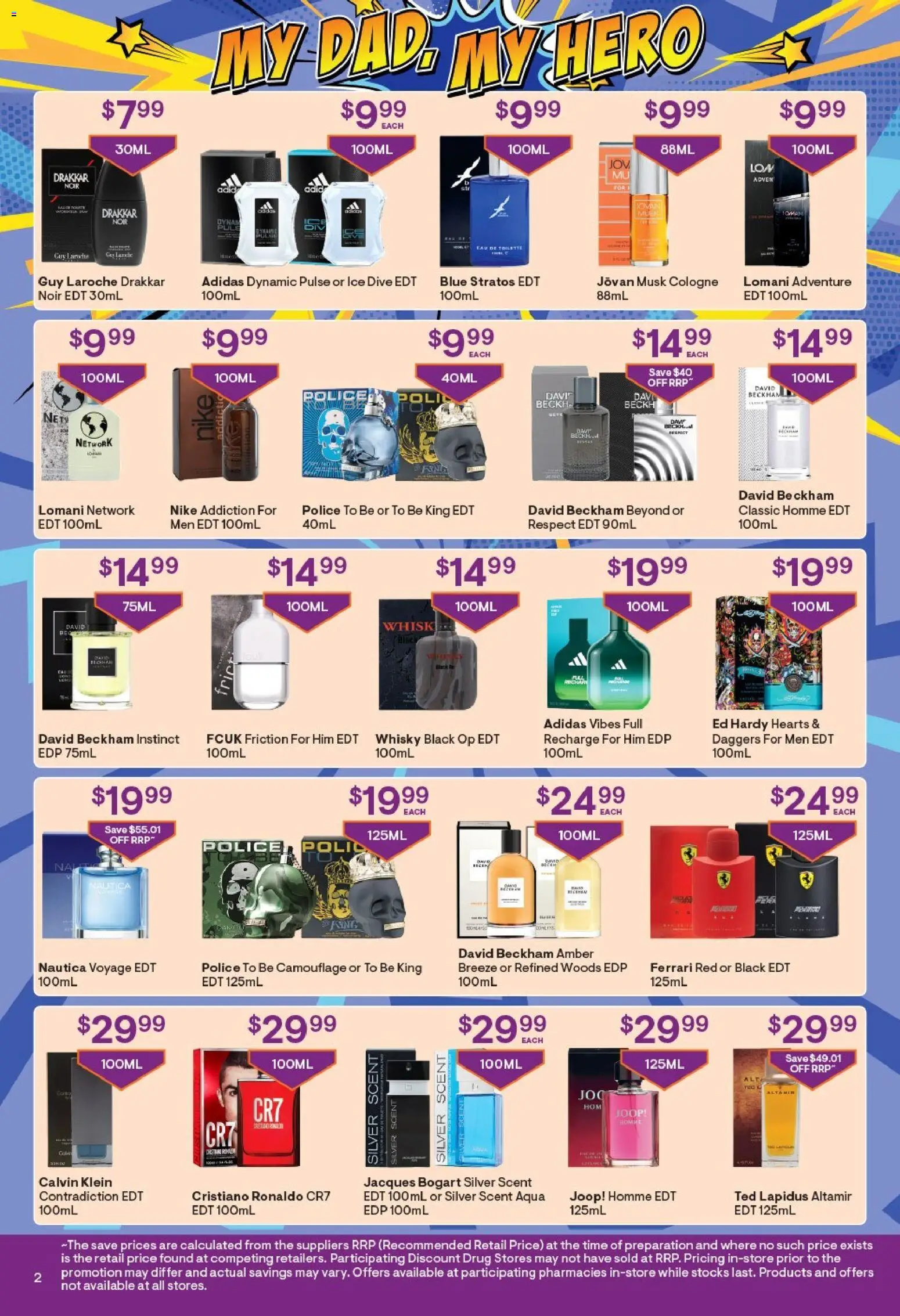 Discount Drug Stores catalogue - valid from 24/08/2026 | Page: 3 | Products: Rice, Cologne, Ice