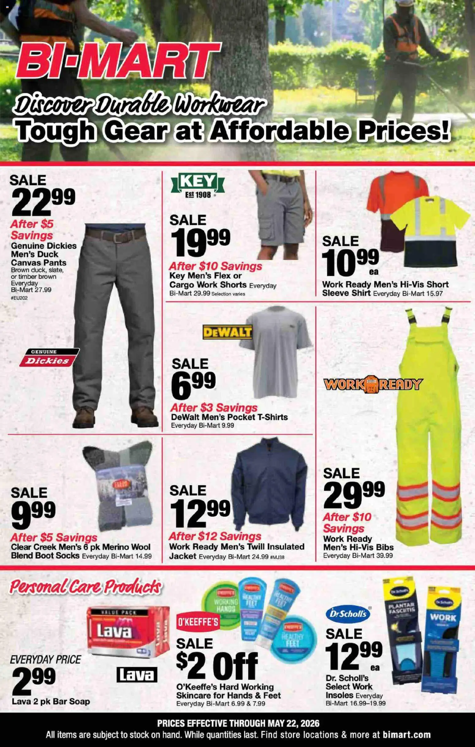 Bi-Mart Workwear Savings Guide - valid from 11.05.2026 | Page: 1