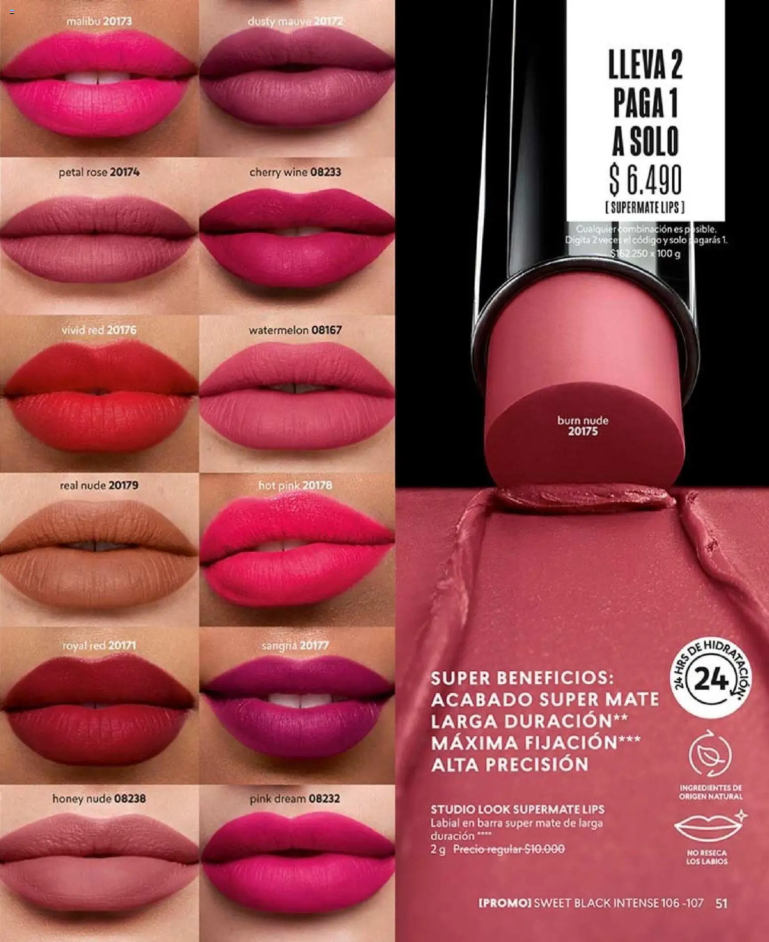 Catálogo CyZone Campaña 12 │ válido desde el 06.07.2026 | Página: 55 | Productos: Mate, Labial