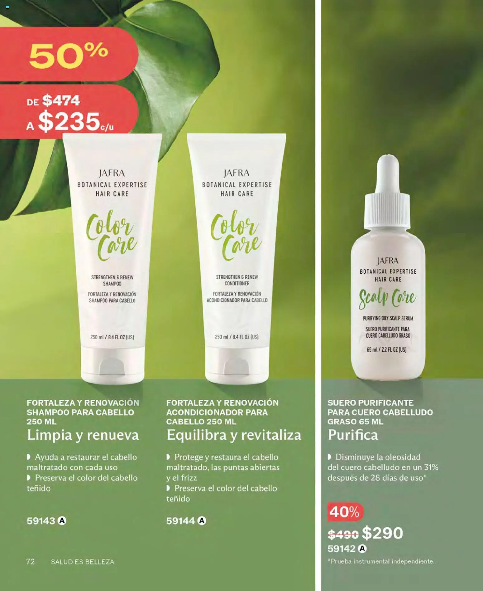 Nuevas ofertas de JAFRA válidas en toda la República Mexicana desde el 01/09/2026. ¡Encuentra las mejores ofertas en JAFRA catálogo! | Página: 72