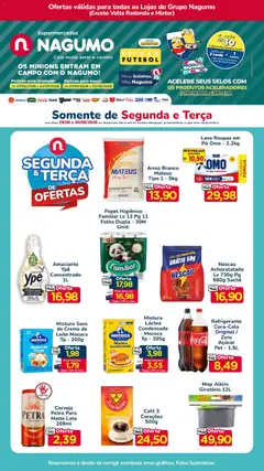 Nagumo ofertas Segunda e Terça - Pré-Visualização do folheto da loja Nagumo, válido de 29/06/2026 | Página: 1