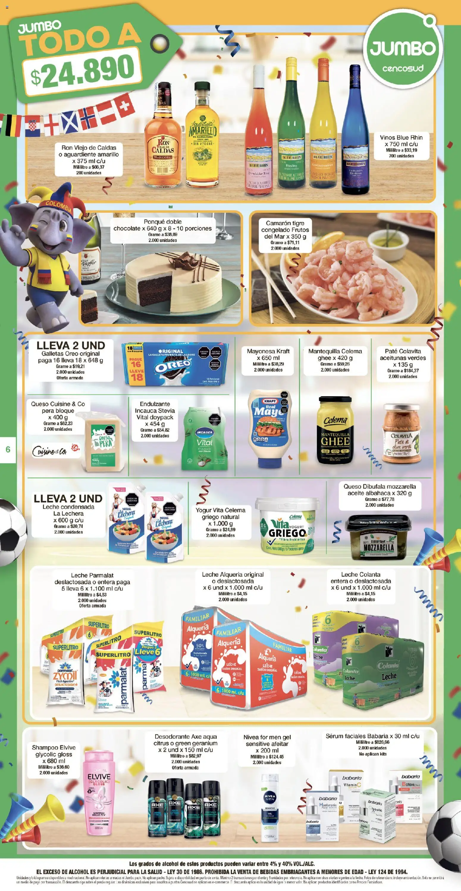 Jumbo revista - valida desde el 23.04.2026 | Página: 6 | Productos: Brillo, Aceite, Tintura, Aceitunas