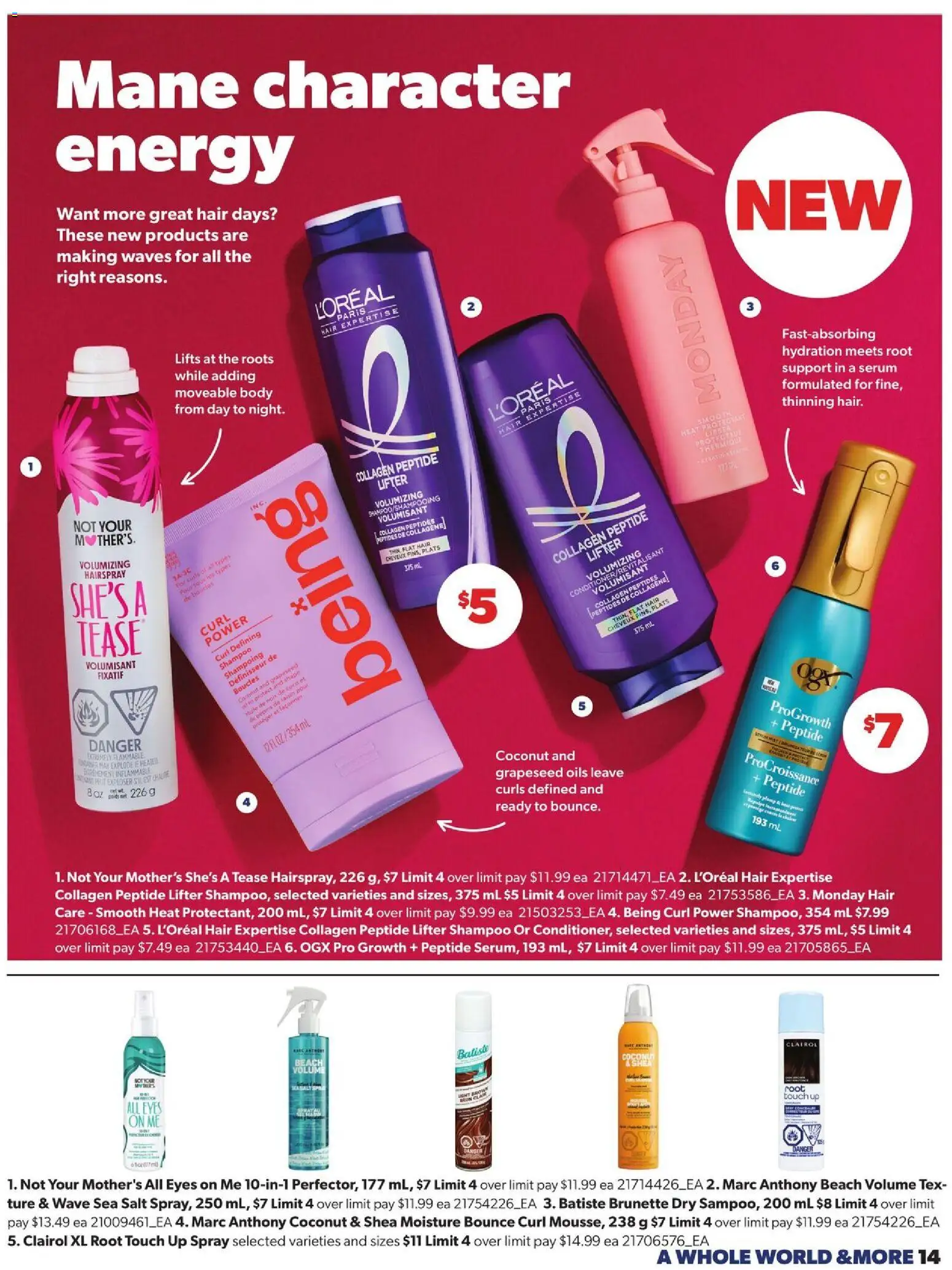Real Canadian Superstore flyer valid from Oct 1, 2026 | Page: 14 | Products: Coconut, Concealer, Shampoo, Salt