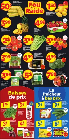 Preview of Maxi weekly flyer / circulaire from shop Maxi valid from Jul 2, 2026 | Page: 3 | Products: Kiwi, Potatoes, Chair, Tomatoes