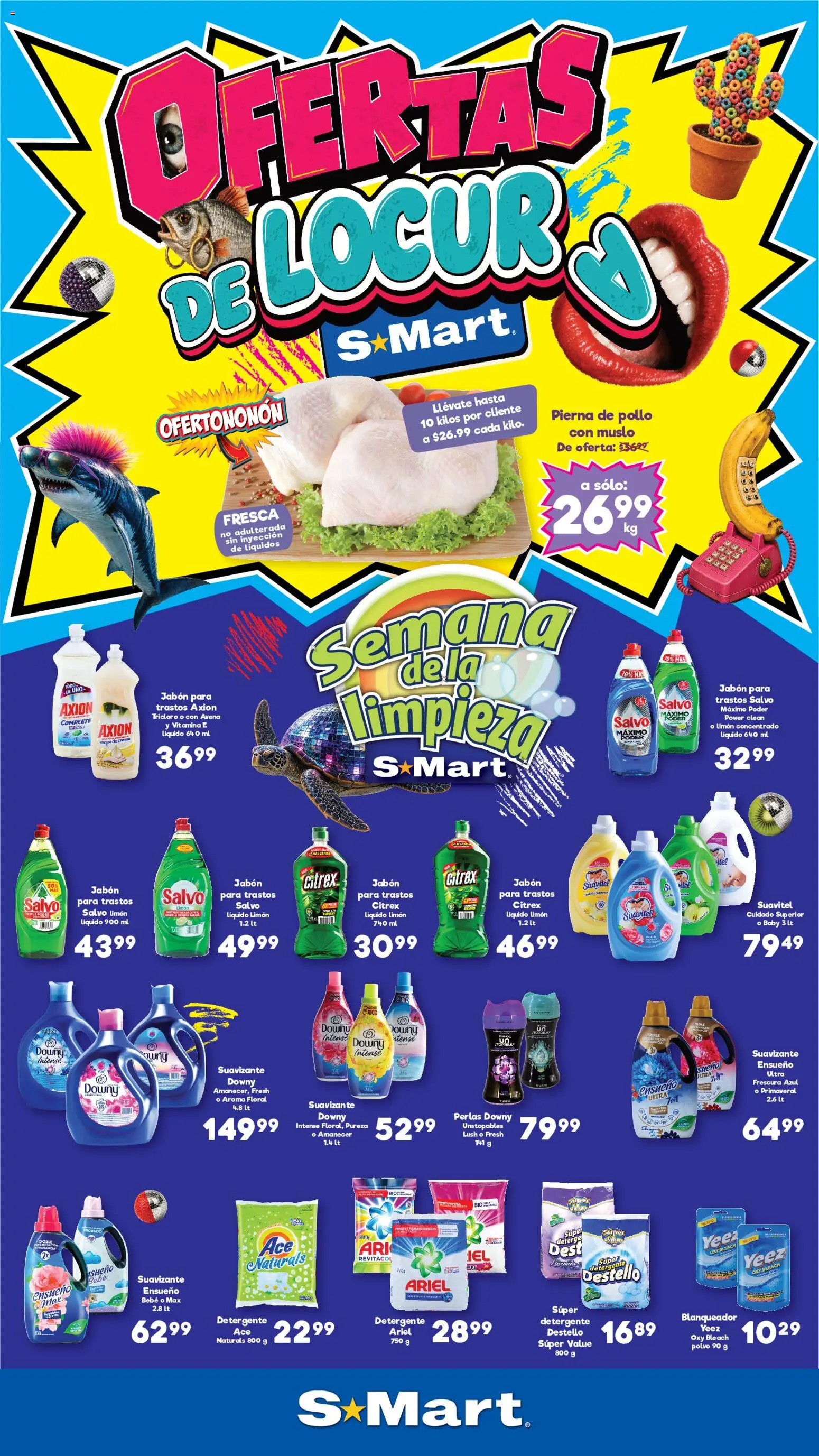 Nuevas ofertas de S-Mart válidas en toda la República Mexicana desde el 02/10/2026. ¡Encuentra las mejores ofertas en S-Mart folleto Matamoros, Nuevo Laredo, Reynosa! | Página: 1