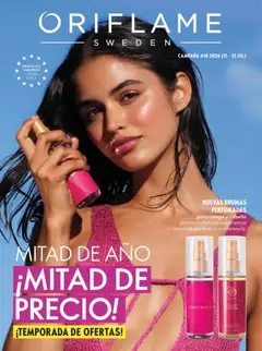 Vista previa de Oriflame campaña 10 2026, nuevo folleto de la tienda, válido en México a partir del 11/07/2026