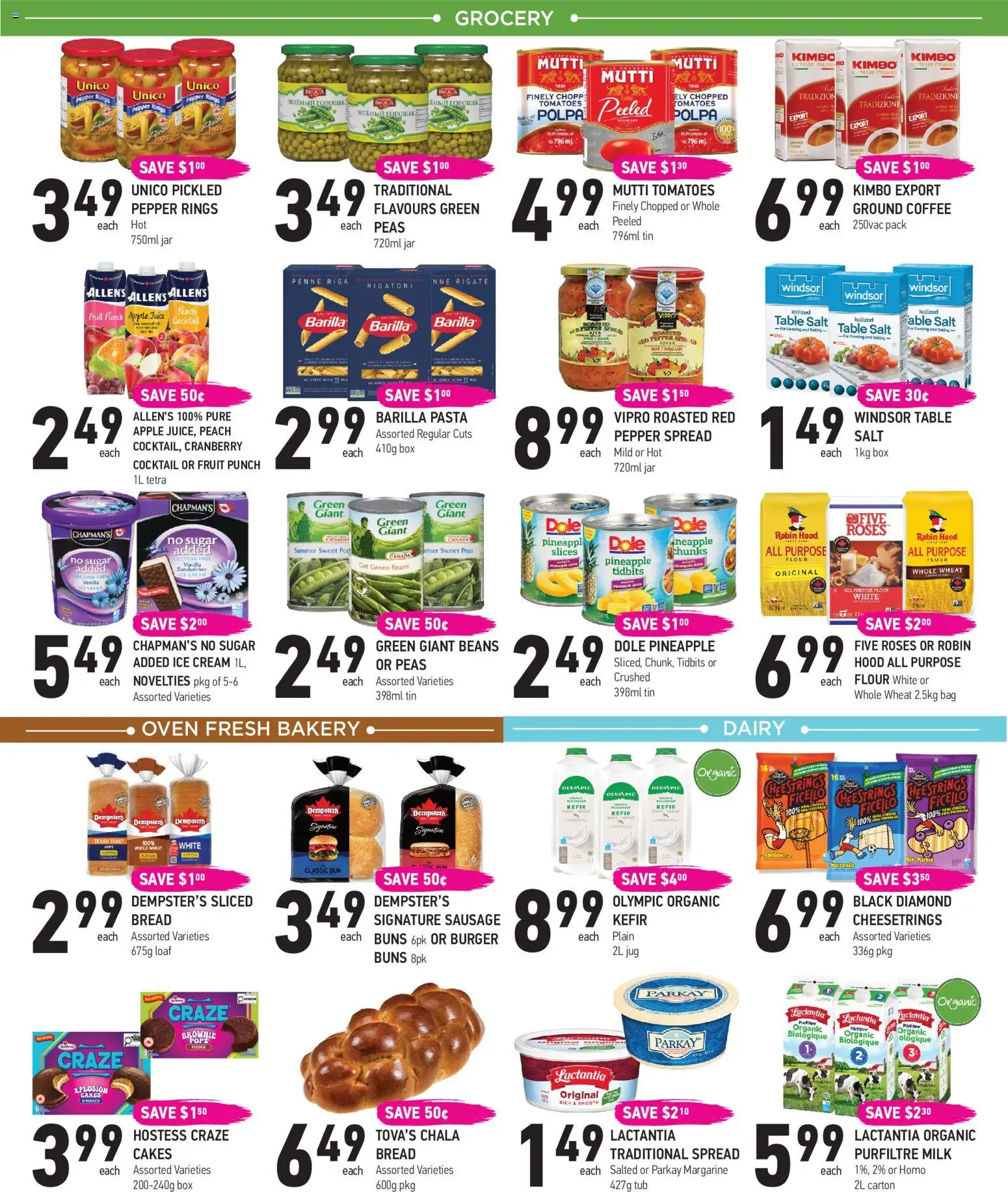 Coppas Fresh Market flyer valid from Jul 9, 2026 | Page: 3 | Products: Pineapple, Pasta, Bag, Milk