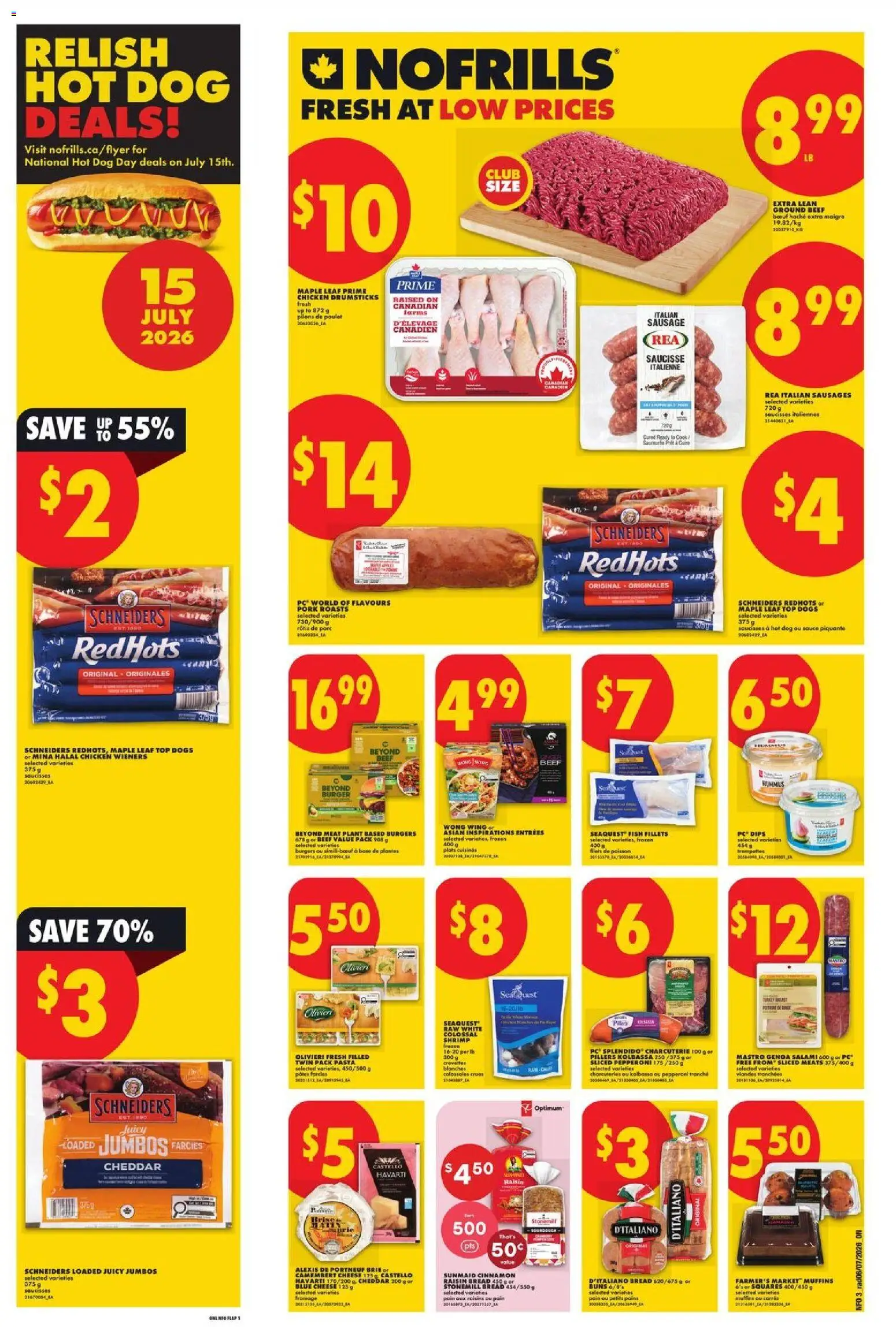 No Frills flyer valid from Jul 9, 2026 | Page: 3