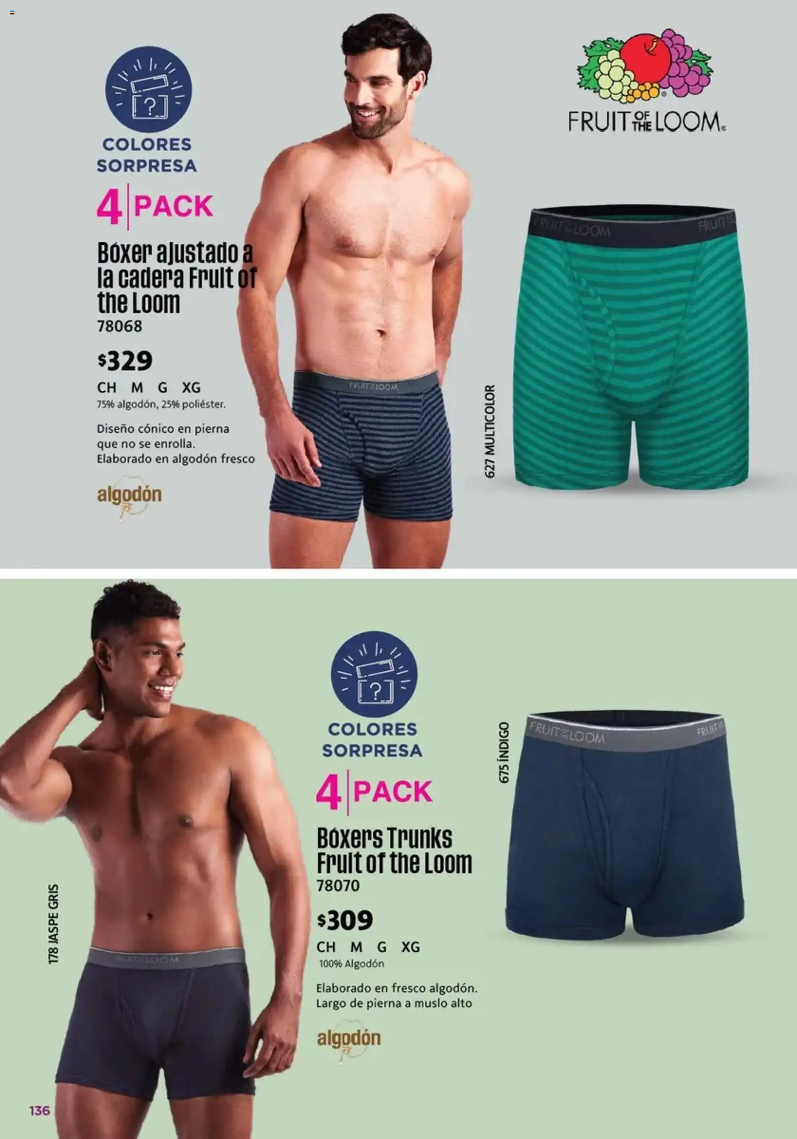 Nuevas ofertas de Ilusión válidas en toda la República Mexicana desde el 01/07/2026. ¡Encuentra las mejores ofertas en Ilusión catálogo Marcas Amigas! | Página: 138 | Productos: Boxers, Algodón