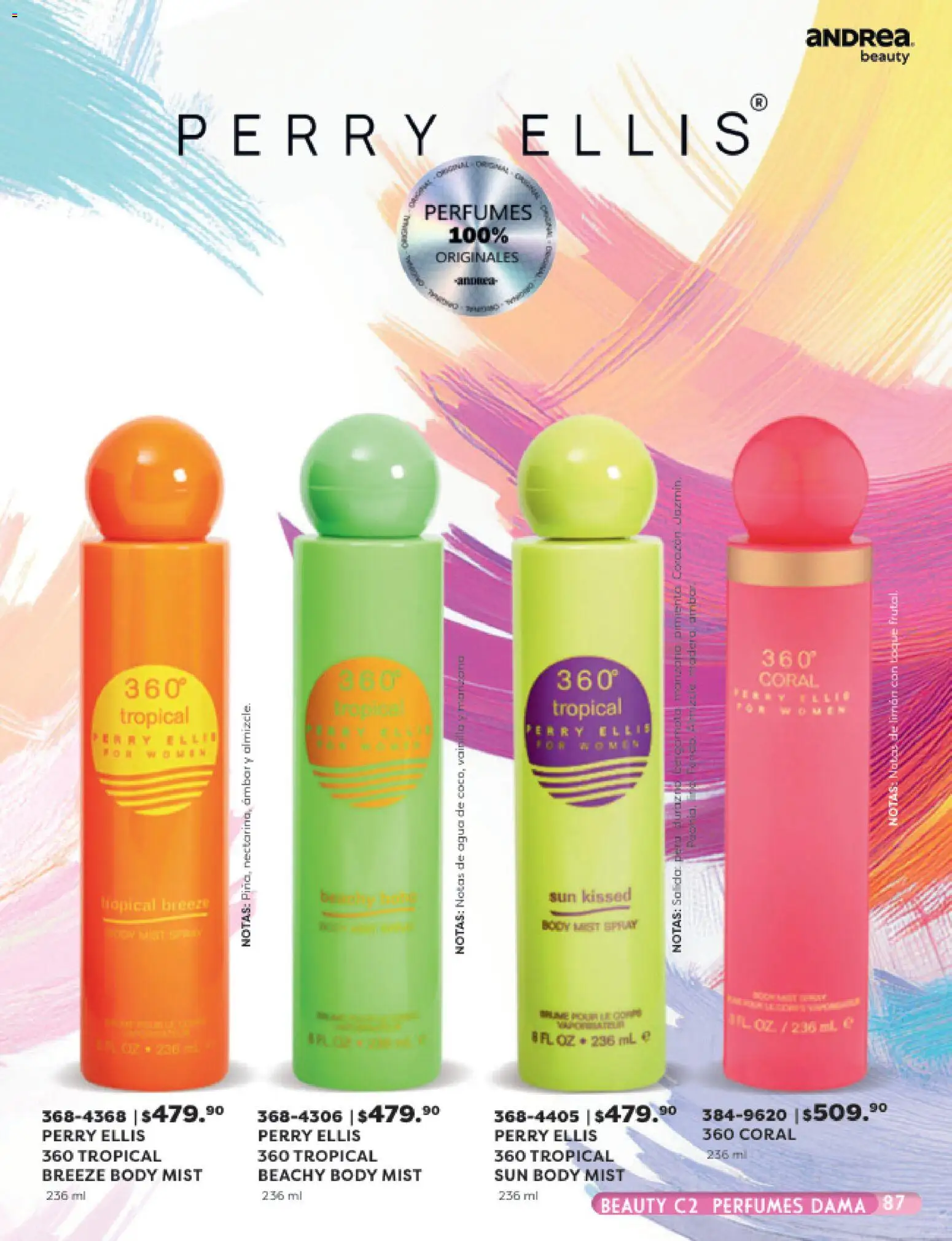 Nuevas ofertas de Andrea válidas en toda la República Mexicana desde el 24.05.2026. ¡Encuentra las mejores ofertas en Andrea catálogo Beauty! | Página: 87 | Productos: Manzana, Agua, Limón, Body