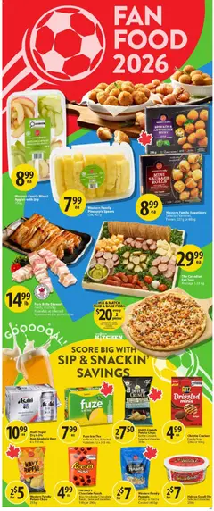 Preview of Save on foods weekly flyer / circulaire from shop Save on foods valid from Jul 2, 2026 | Page: 15 | Products: Pineapple, Chips, Case, Pork