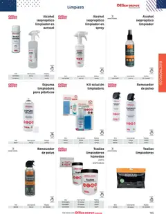 Vista previa de Office Depot catálogo 2026, nuevo folleto de la tienda, válido en México a partir del 12/01/2026 | Página: 197 | Productos: Espuma, Limpiador, Toalla, Alcohol