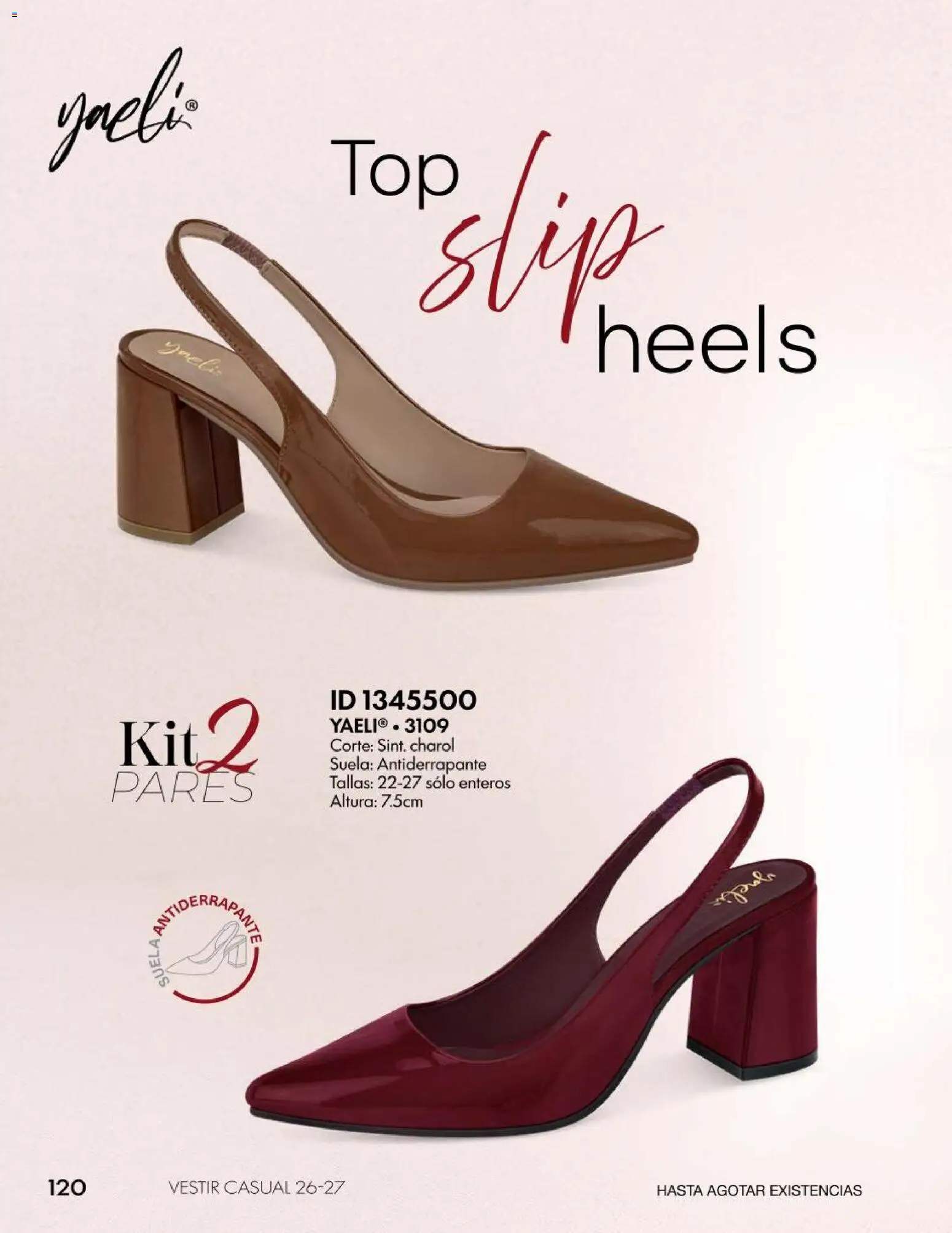 Nuevas ofertas de Price Shoes válidas en toda la República Mexicana desde el 28/08/2026. ¡Encuentra las mejores ofertas en Price Shoes catálogo Vestir Casual! | Página: 120