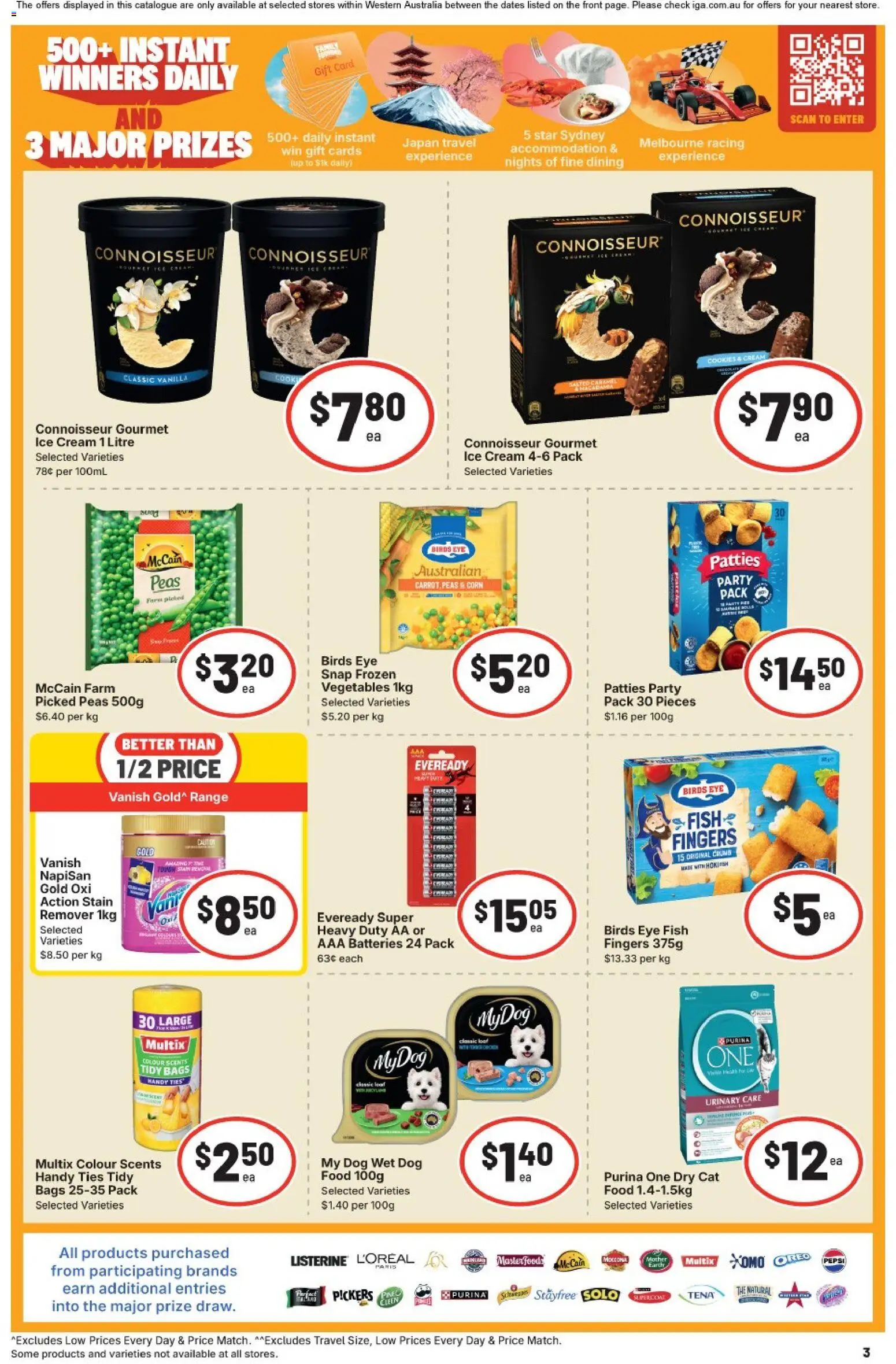 IGA catalogue - valid from 15/07/2026 | Page: 4 | Products: Pepsi, Cream, Vegetables, Batteries
