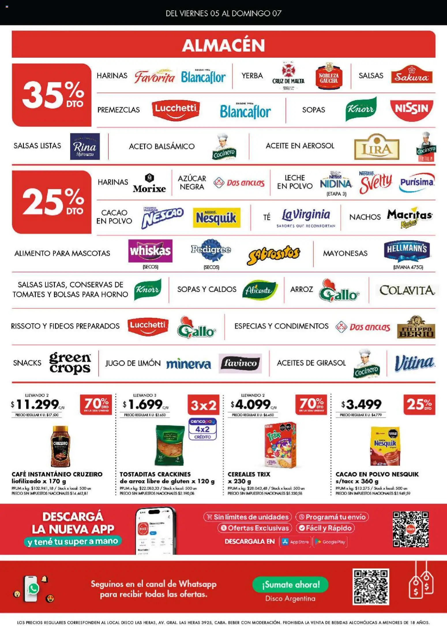 Disco ofertas │ válido desde el 04.06.2026 | Página: 3 | Productos: Horno, Café, Jugo, Tomates