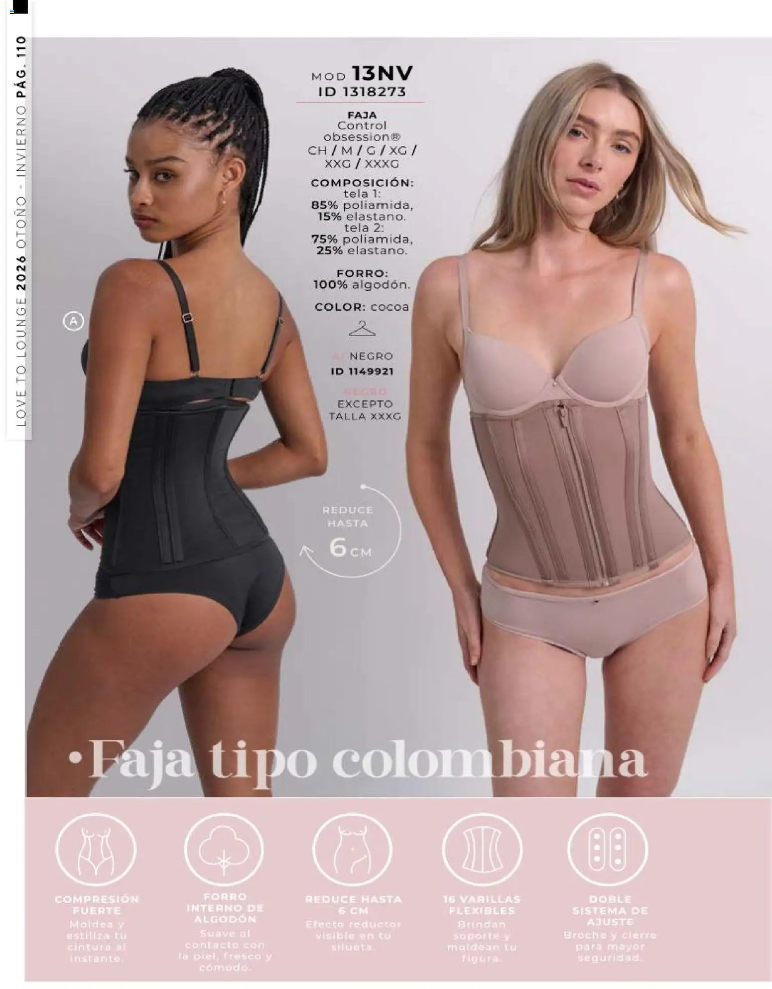 Nuevas ofertas de Price Shoes válidas en toda la República Mexicana desde el 06/08/2026. ¡Encuentra las mejores ofertas en Price Shoes catálogo Love to Lounge! | Página: 110 | Productos: Algodón, Faja