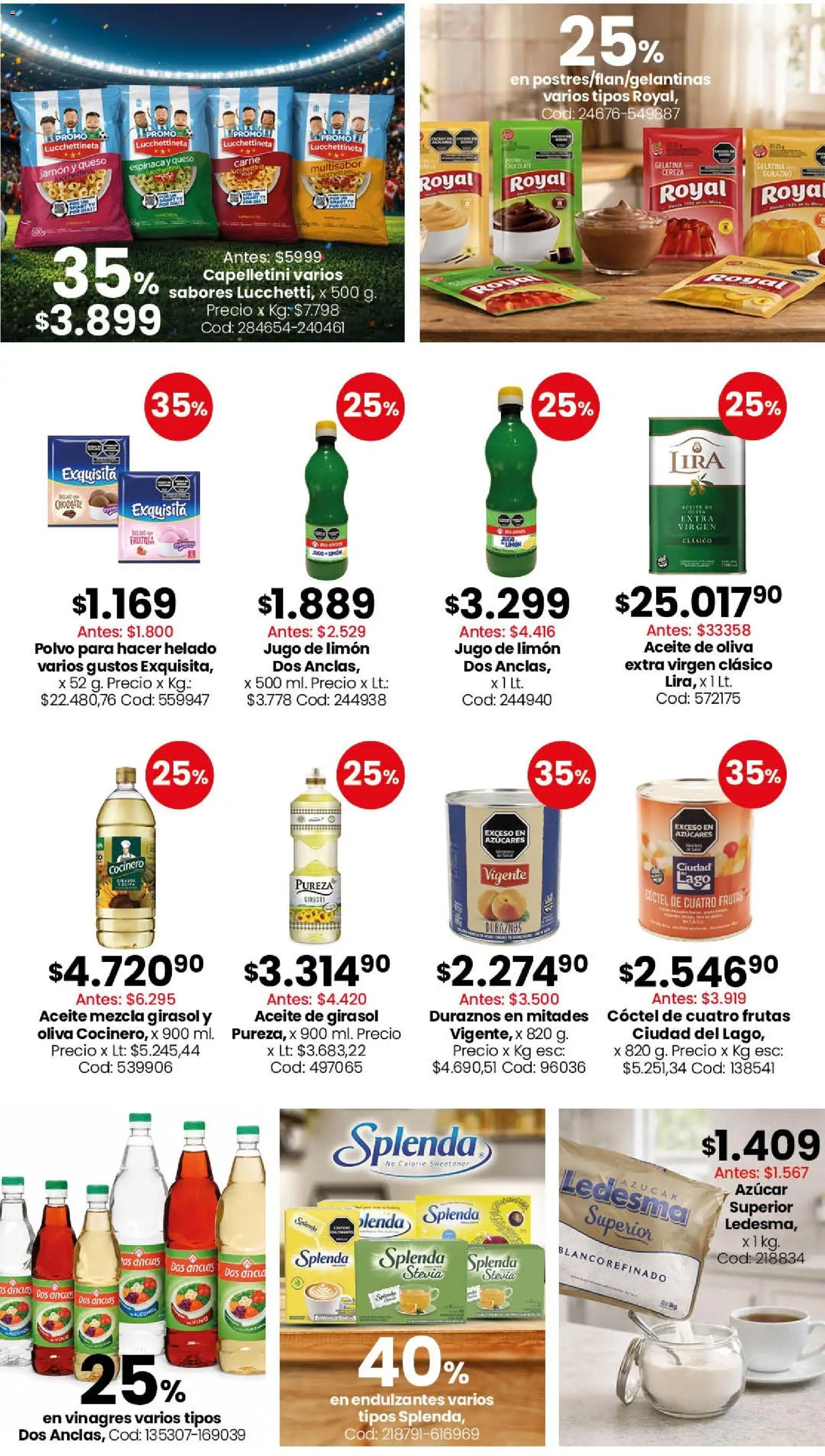 Coto - Almacén y bebidas │ válido desde el 29/06/2026 | Página: 3 | Productos: Frutilla, Azucar, Durazno, Limón